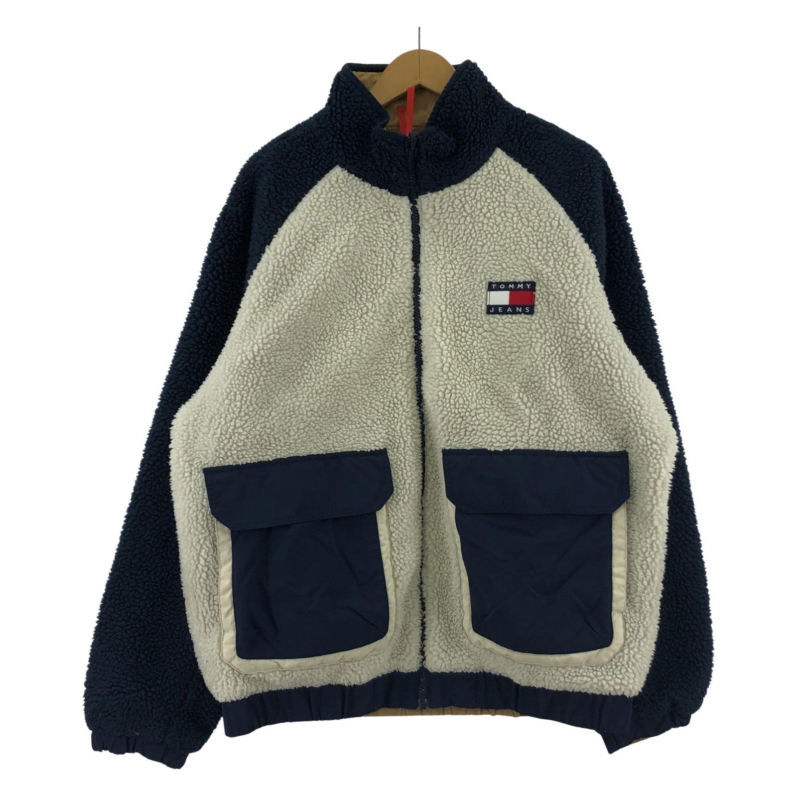 ブルゾン TOMMY JEANS リバーシブル ボアブルゾン