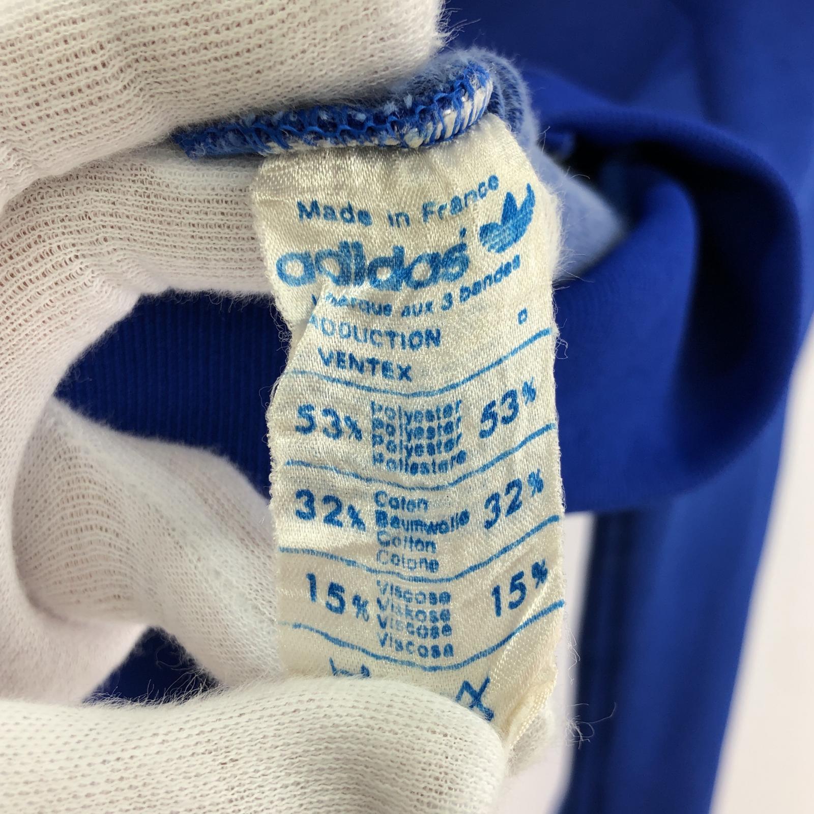 ジャケット adidas 70-80s フランス製 トラックジャケット ブルー