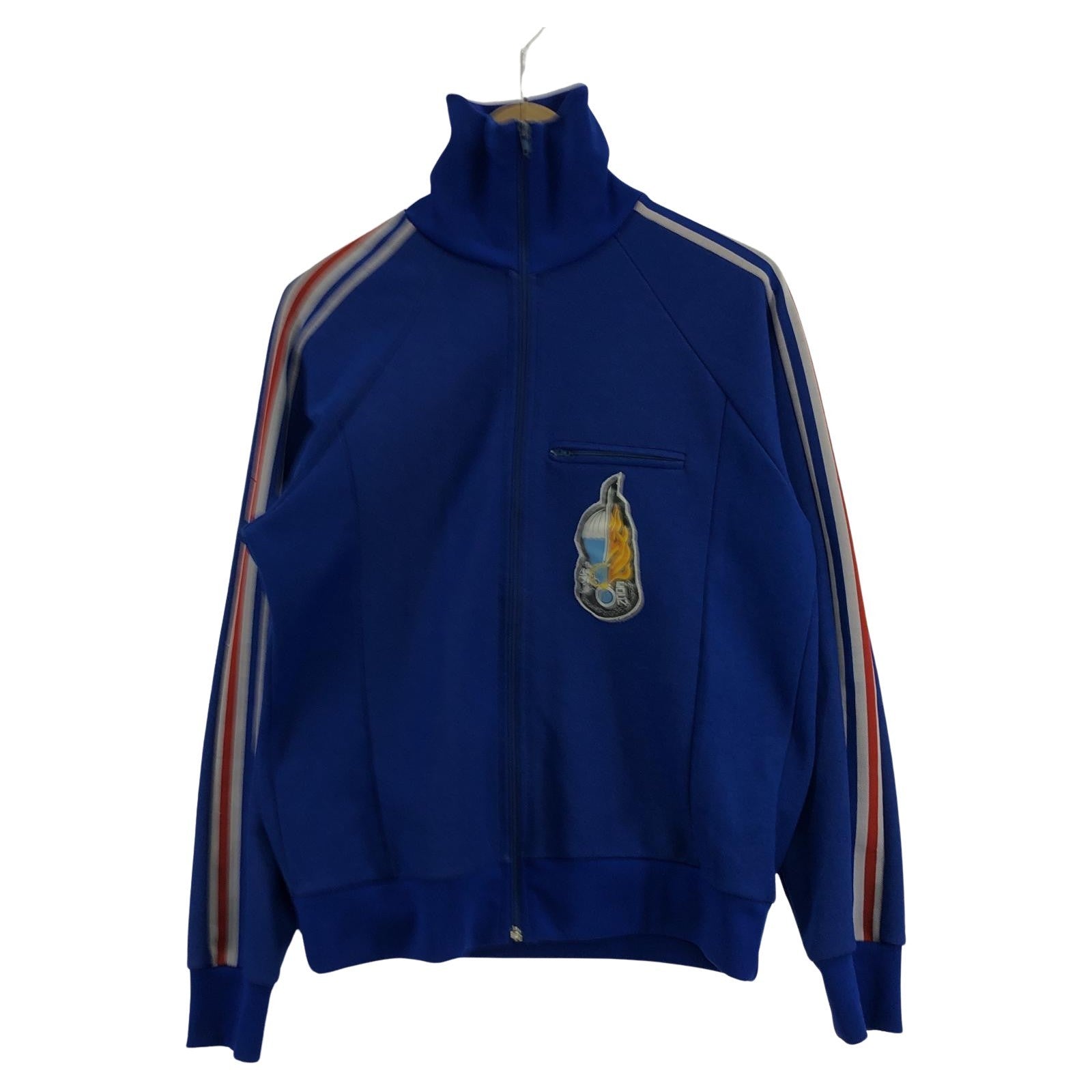 ジャケット adidas 70-80s フランス製 トラックジャケット ブルー
