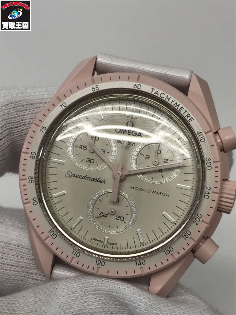 Swatch×OMEGA MISSION TO VENUS MOONSWATCH S033P100 腕時計