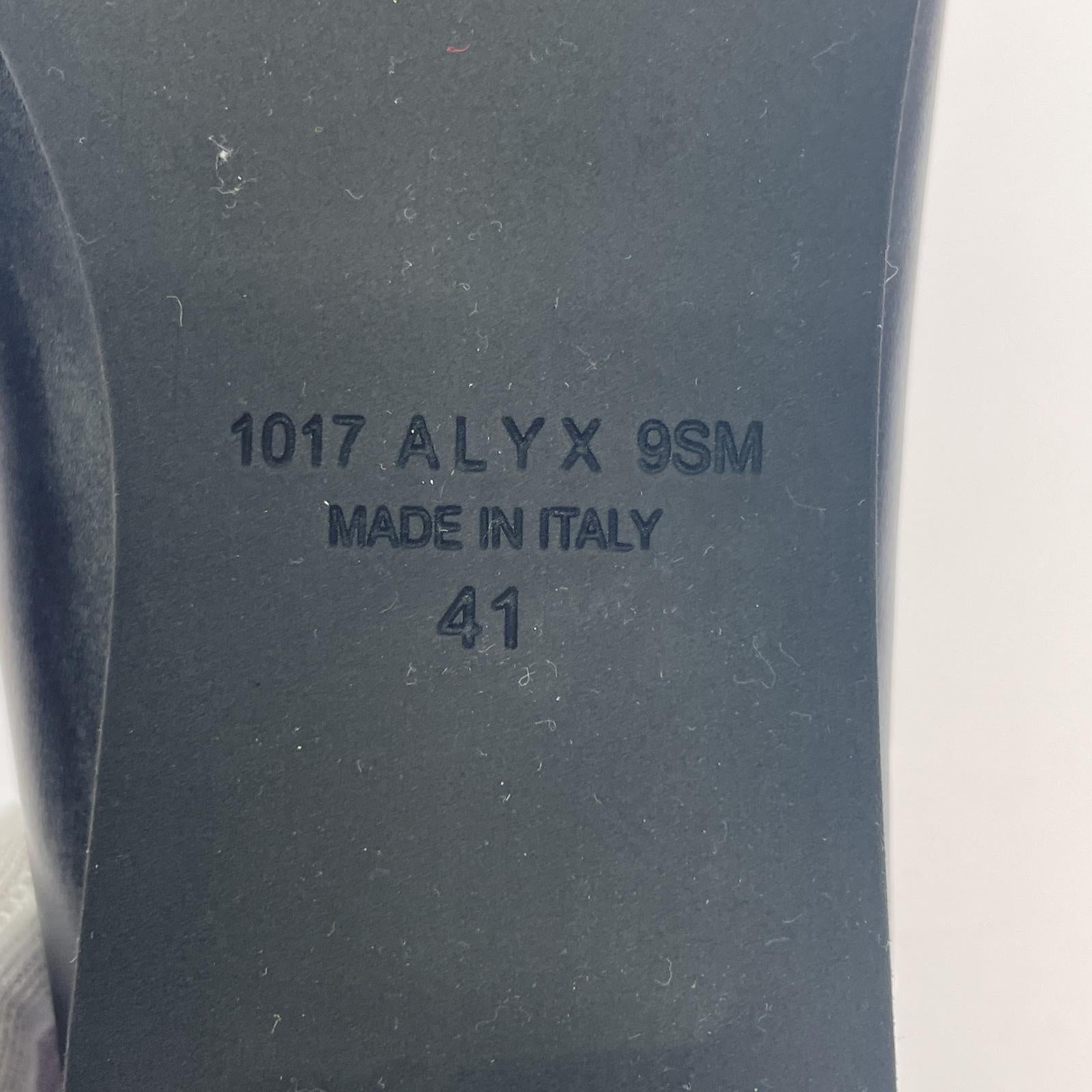 シューズ 1017 ALYX 9SM MARKS LOAFER クラシックローファー 41 ブラック AAULO0003A001 41 ブラック