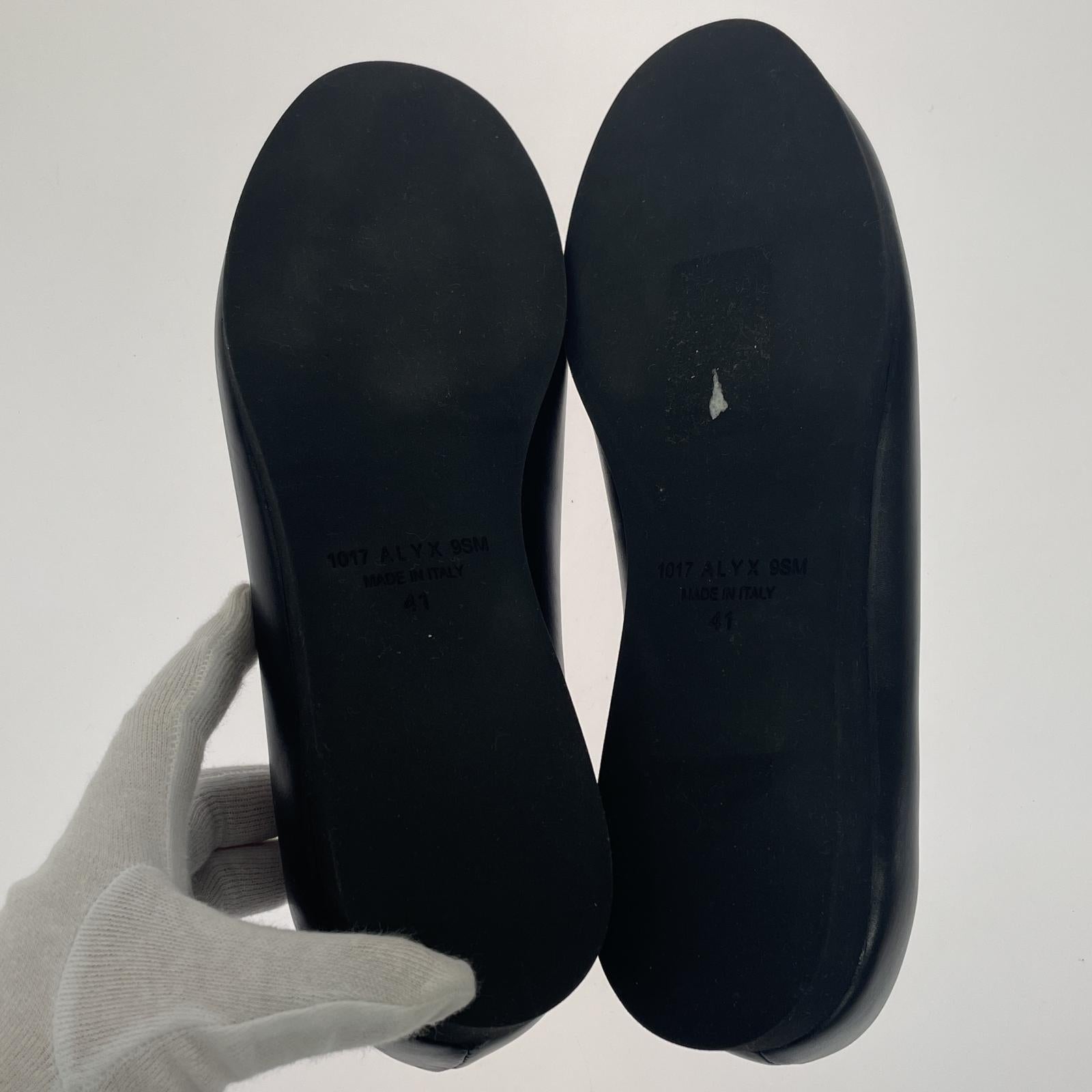 シューズ 1017 ALYX 9SM MARKS LOAFER クラシックローファー 41 ブラック AAULO0003A001 41 ブラック