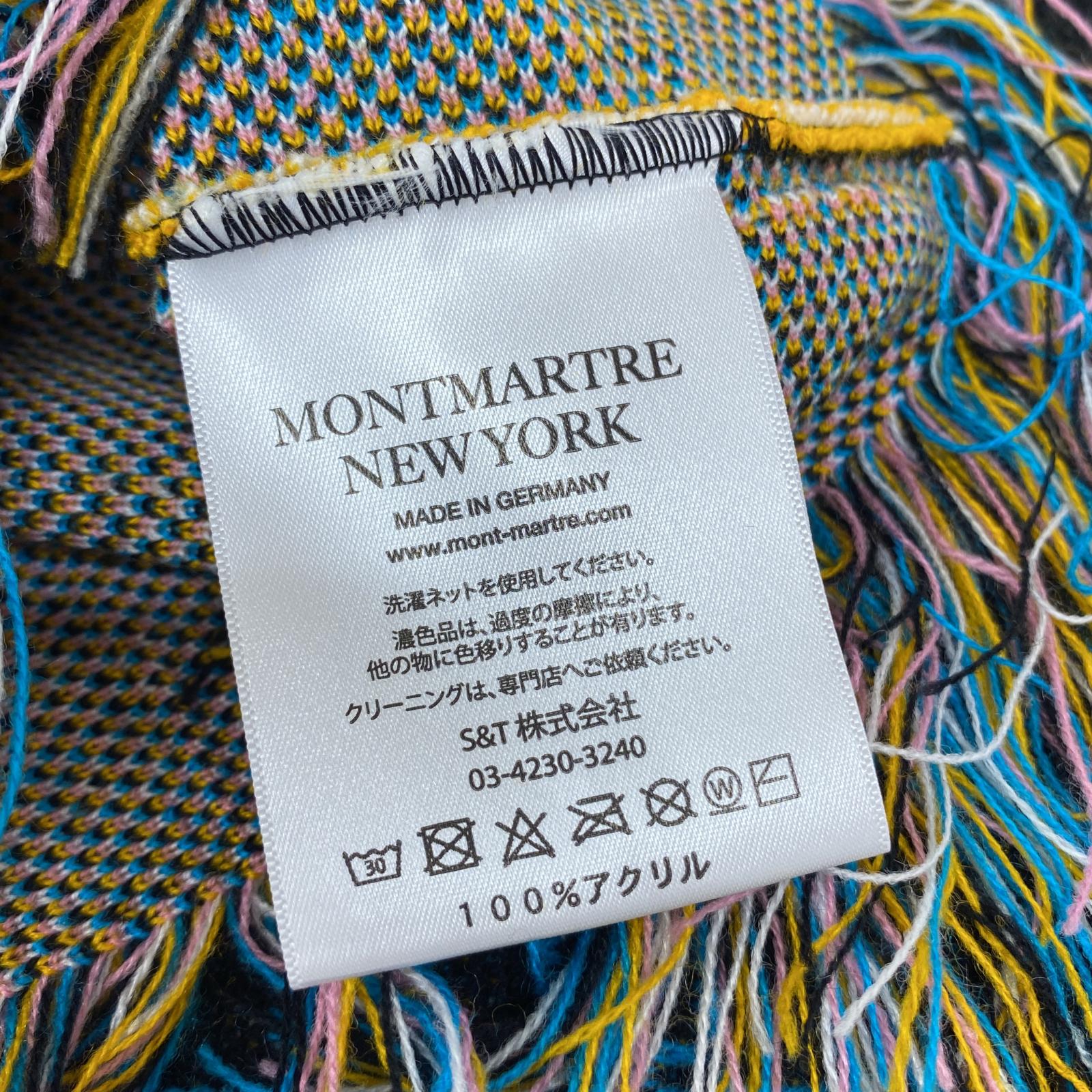 その他アクセサリー MONTMARTRE NEW YORK マフラー 総柄 マルチカラー