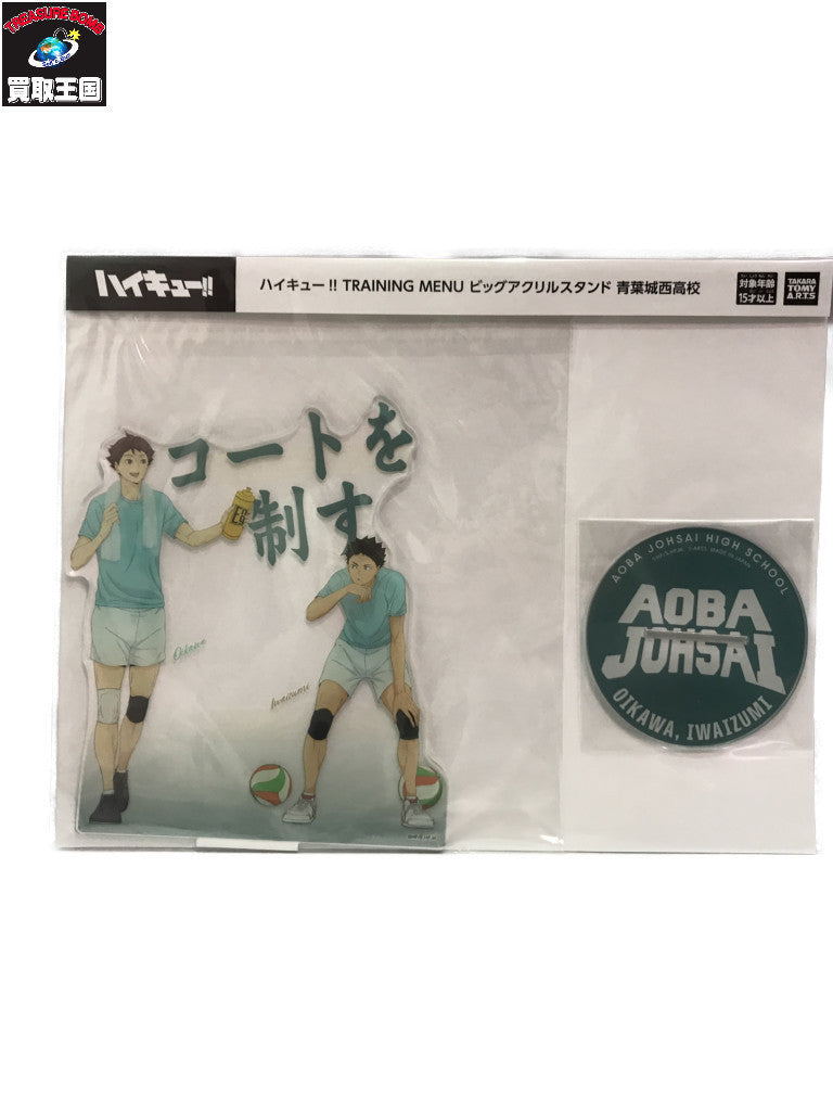 青葉城西高校 TRAINING MENU ビッグアクリルスタンド フィギュア/グッズ