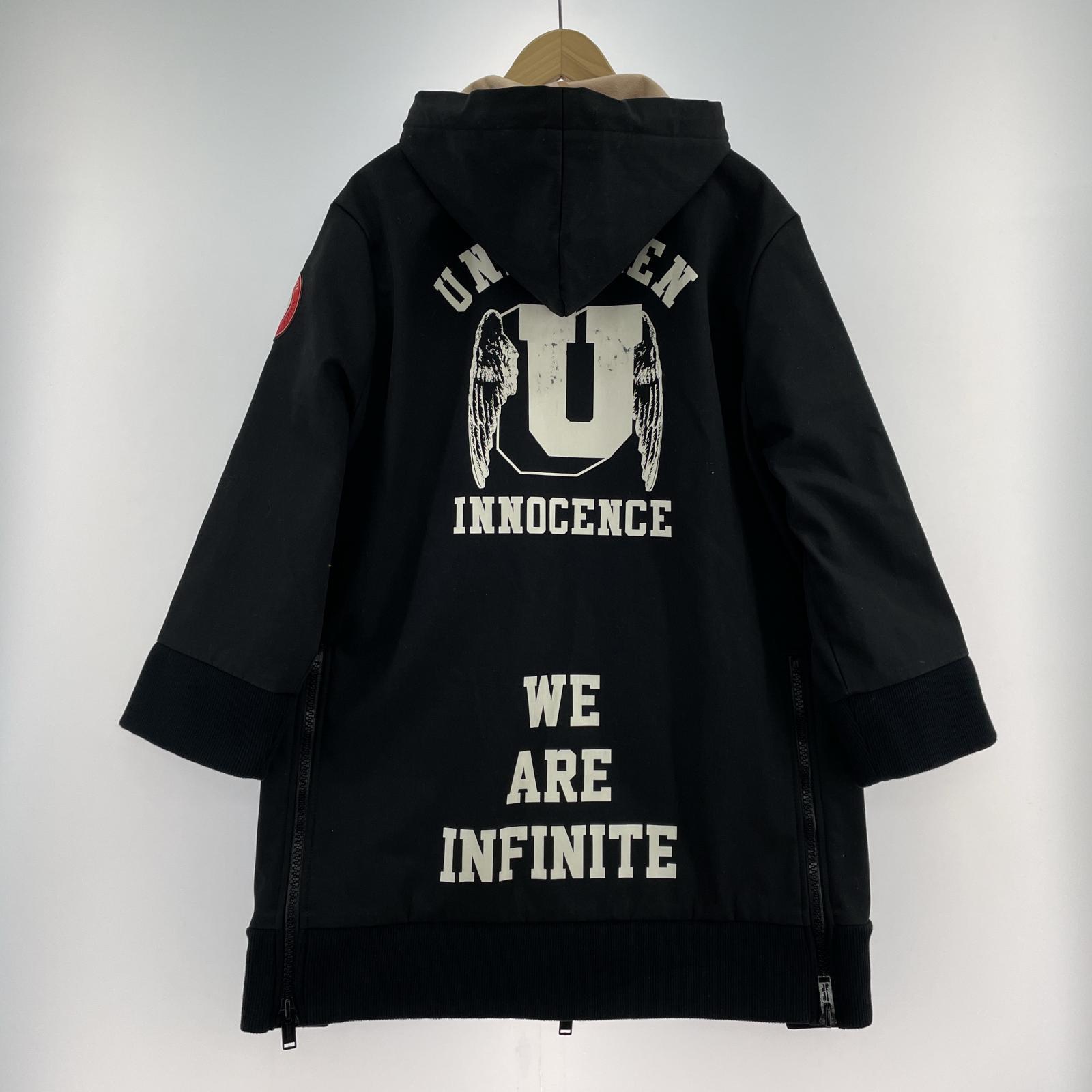 ジャケット UNDERCOVER 18AW ボンディングフーデッドコート 1 UCV1213-2 ブラック 1 ブラック