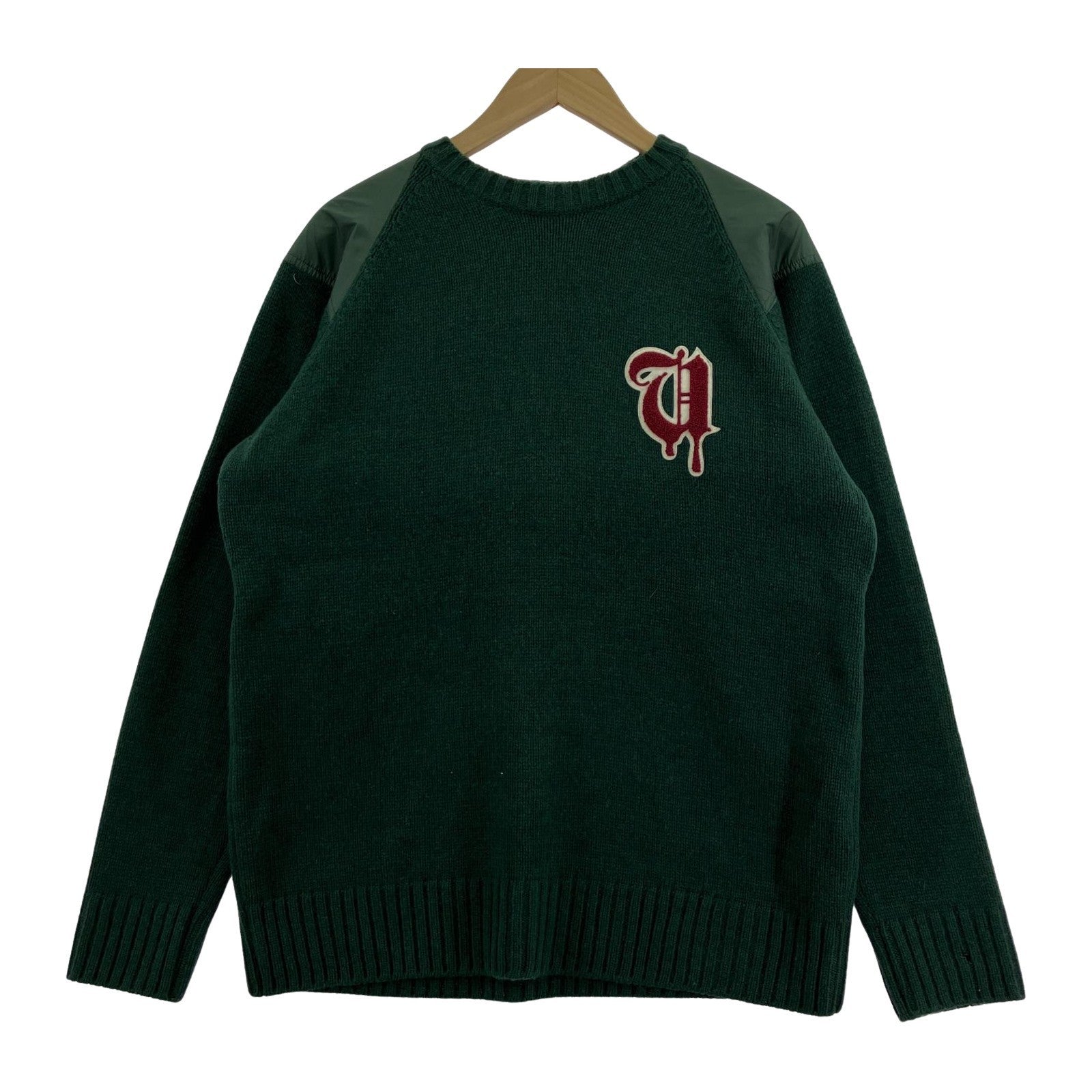 ニット UNDERCOVER ダウン切替クルーネックニット 2 UCV1905-1 グリーン 2 グリーン