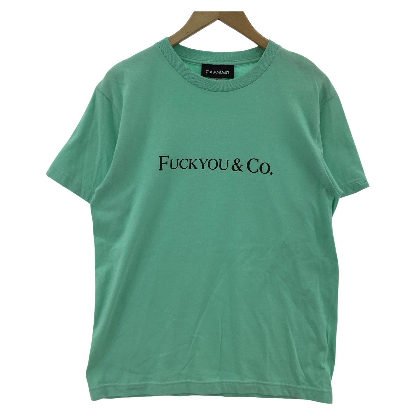 半袖Tシャツ MAJOGARY Fuckyou&Co. Tシャツ S グリーン