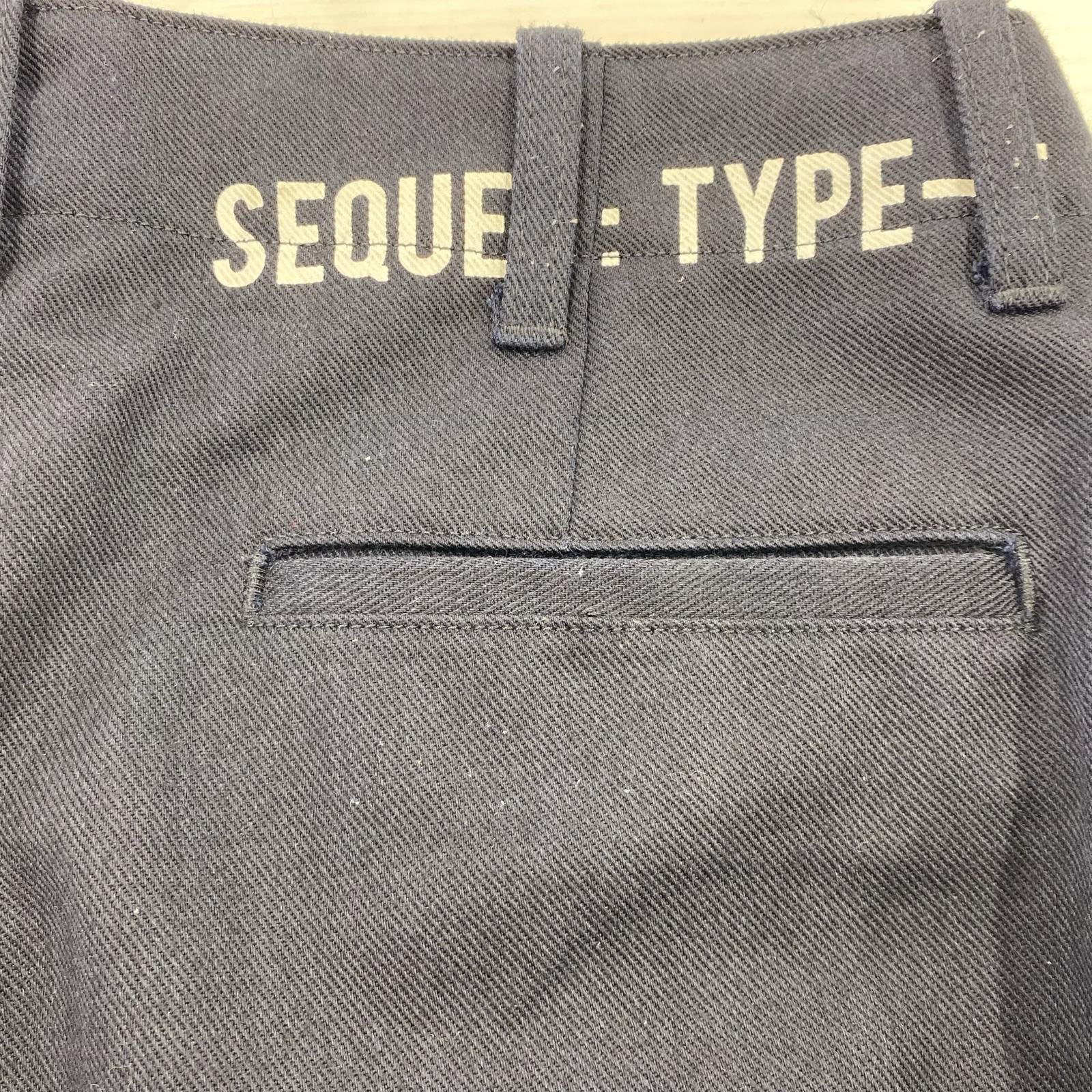 パンツ TYPE-F サイドラインワークパンツ(S)NVY S ブラック