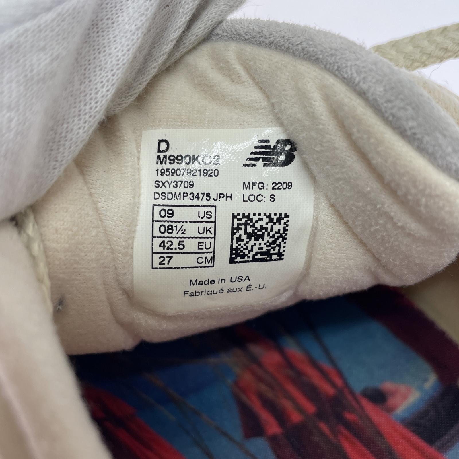 スニーカー ×KITH 990 USA製 スニーカー マルチカラー 27.0㎝ 27cm (US9 UK8 1/2 EU44) マルチカラー