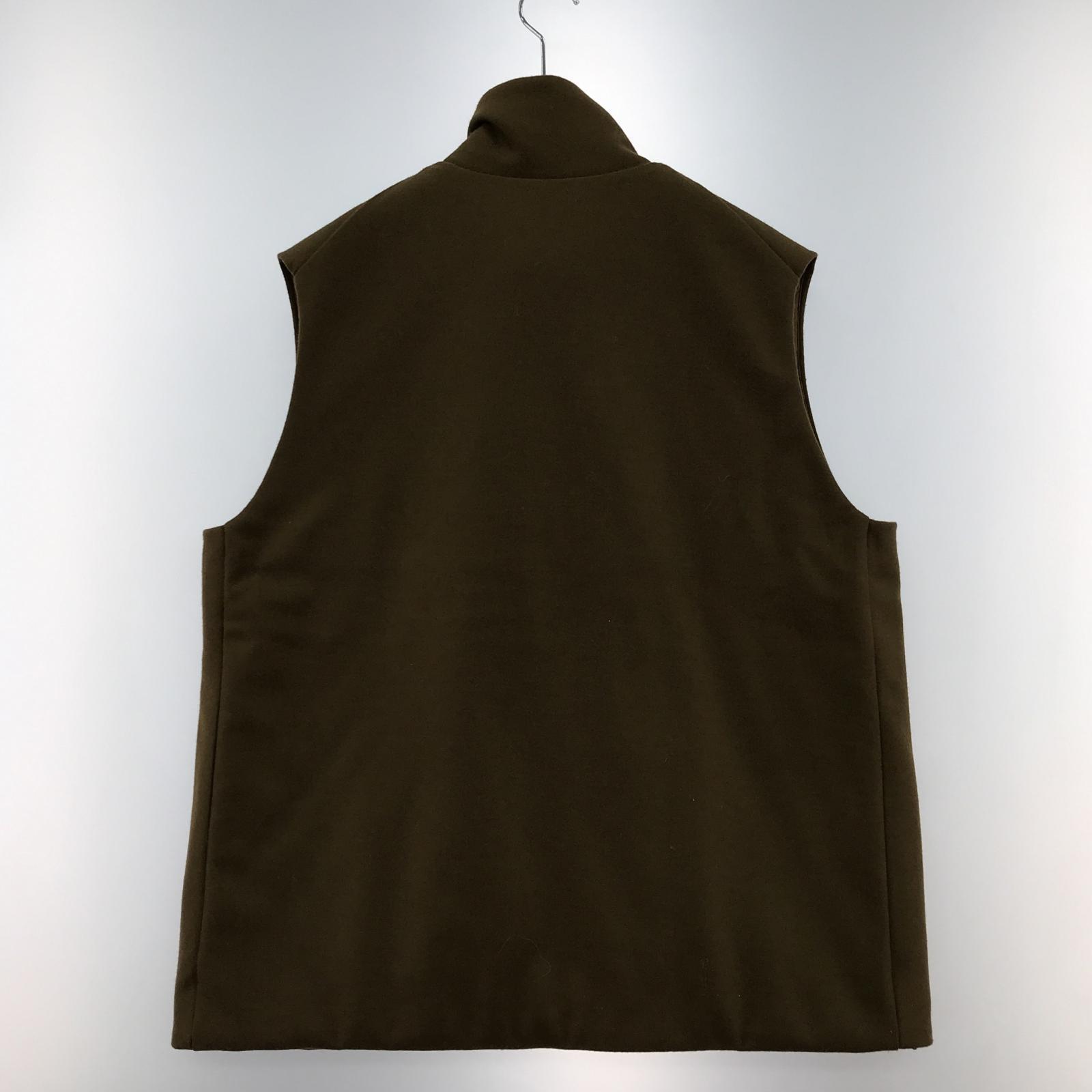 ブルゾン JIL SANDER ウールメルトン パデット ジップベスト 46 J22FB0137 J22FB0137 カーキ