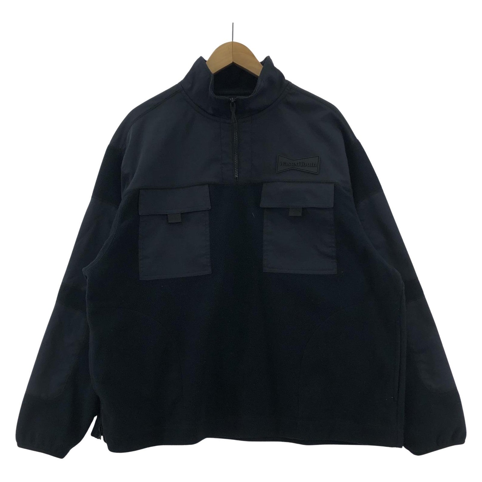 ブルゾン Wasted Youth FLEECE P/O JACKET M 黒 M ブラック