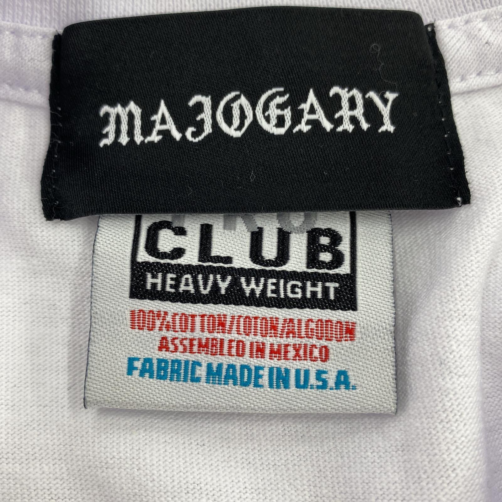 半袖Tシャツ MAJOGARY FUCK YOU & CO プリントTee M ホワイト ホワイト