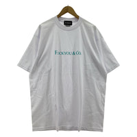 半袖Tシャツ MAJOGARY FUCK YOU & CO プリントTee M ホワイト ホワイト