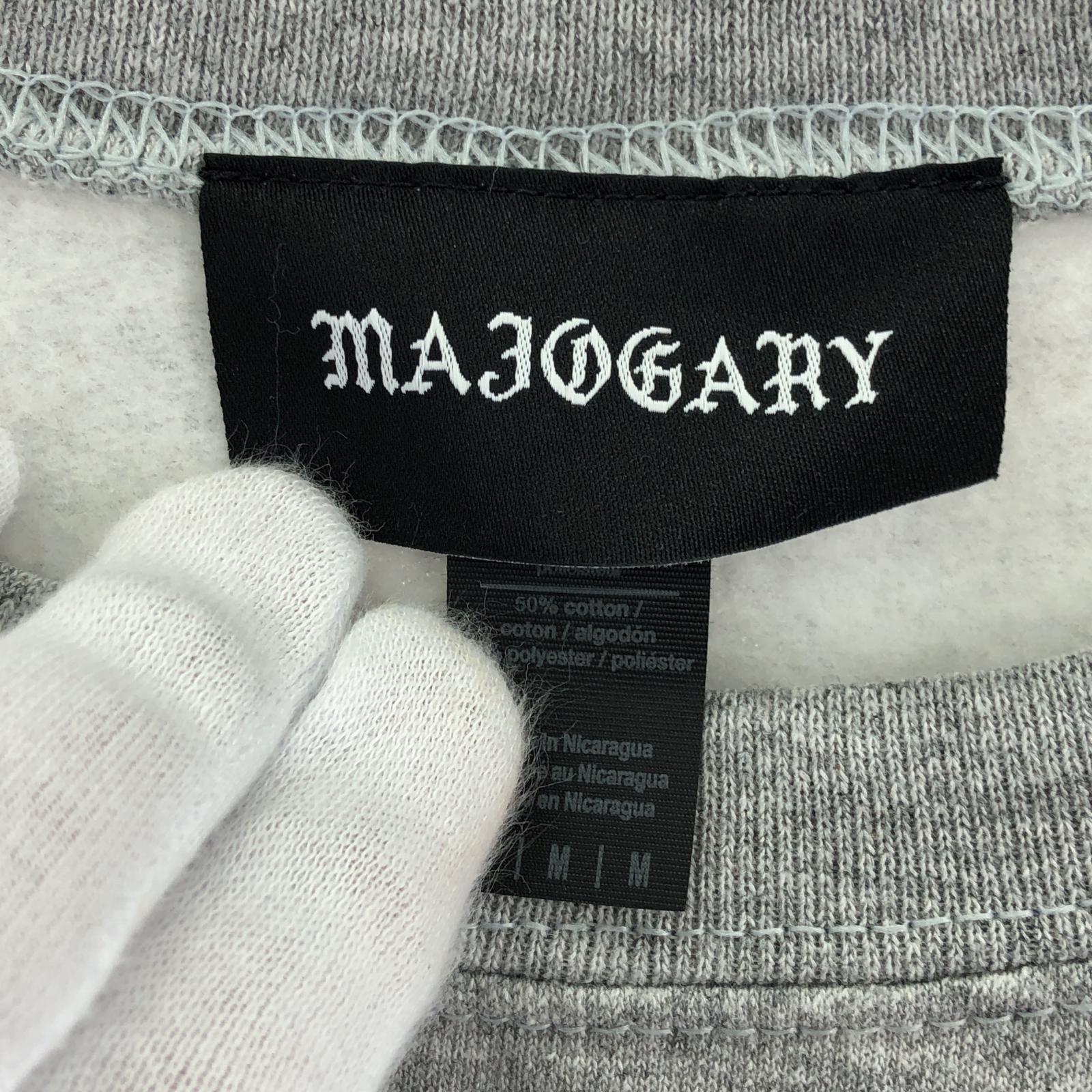 スウェット MAJOGARY クルーネックスウェット M グレー