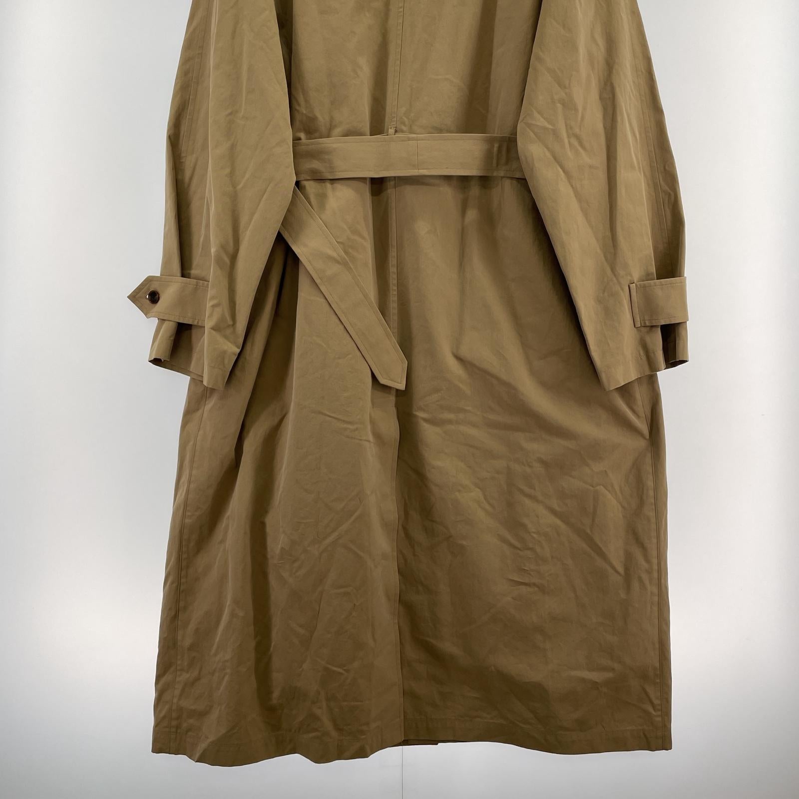 ジャケット AURALEE 22AW FINX HARD TWIST GABARDINE ステンカラーコート 4 ベージュ A22AC01FB 4 ベージュ