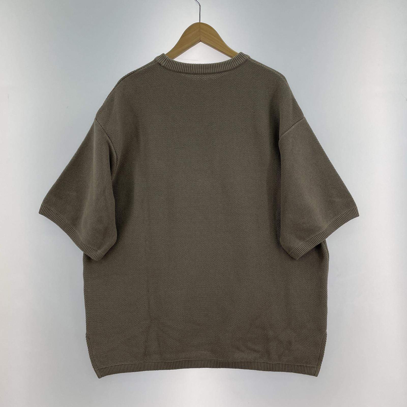 ニット crepuscule 18SS TUCK KNIT 2 1801-009 2 ブラウン