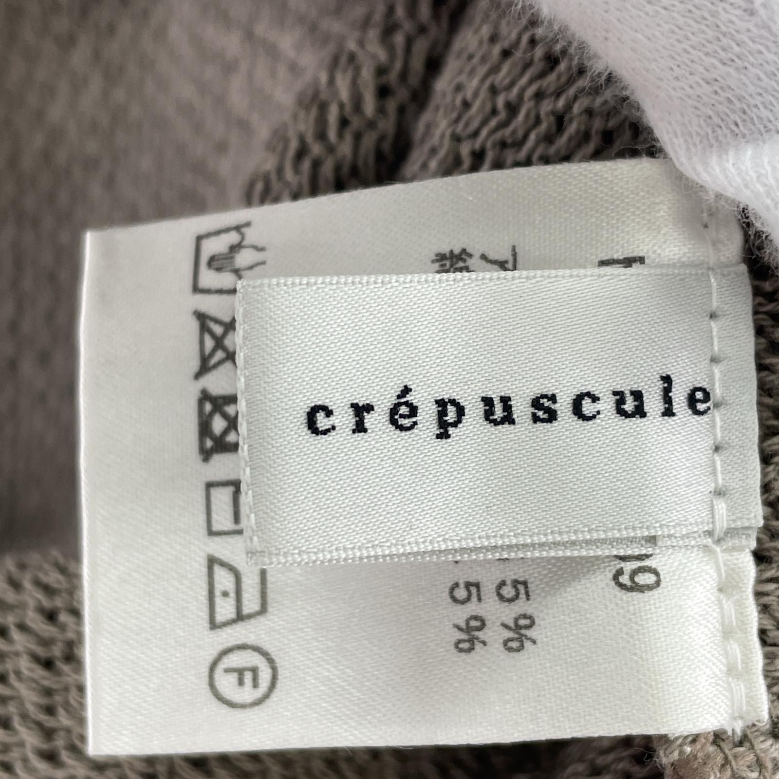 ニット crepuscule 18SS TUCK KNIT 2 1801-009 2 ブラウン
