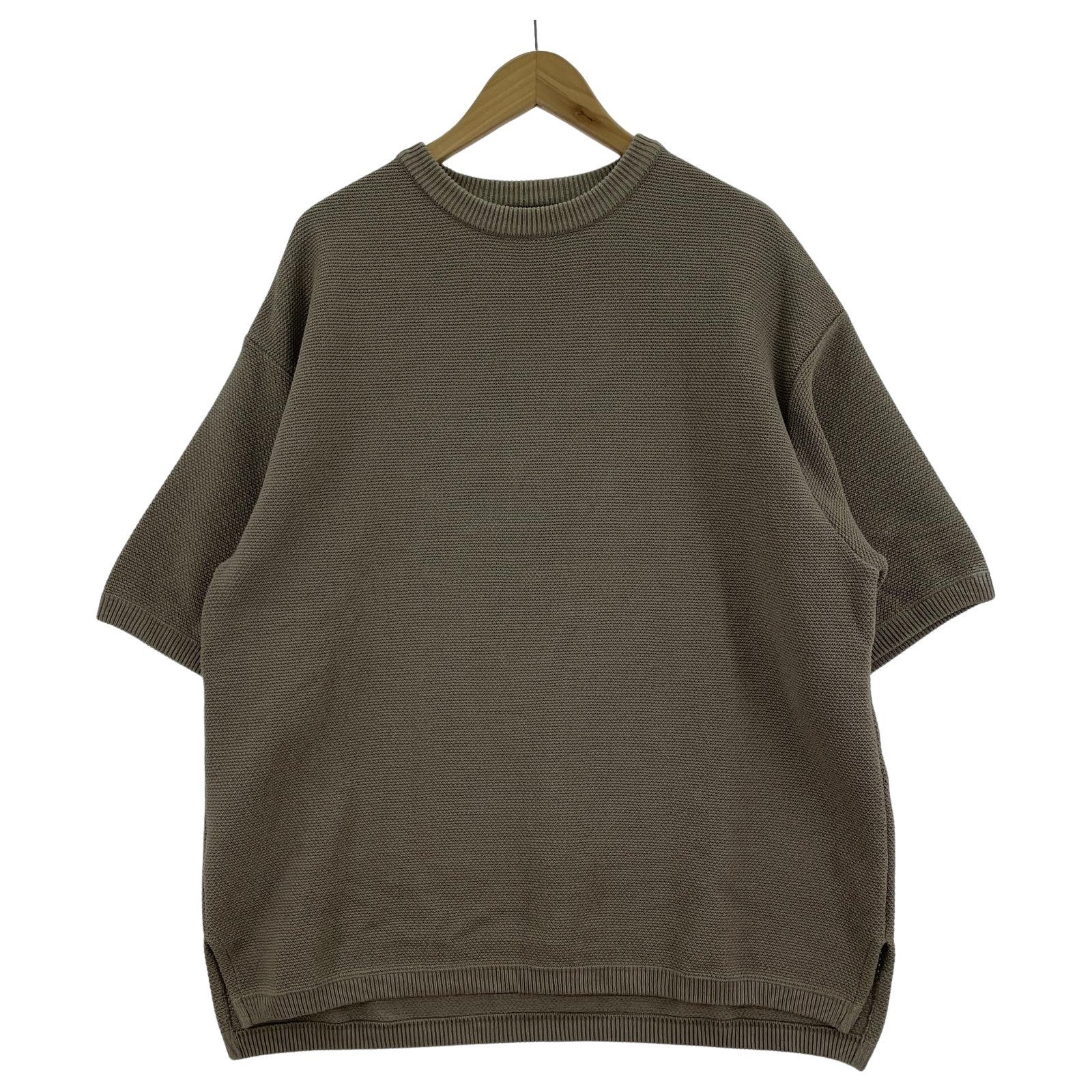 ニット crepuscule 18SS TUCK KNIT 2 1801-009 2 ブラウン