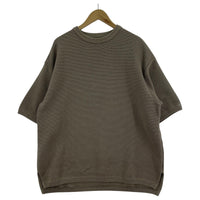 ニット crepuscule 18SS TUCK KNIT 2 1801-009 2 ブラウン