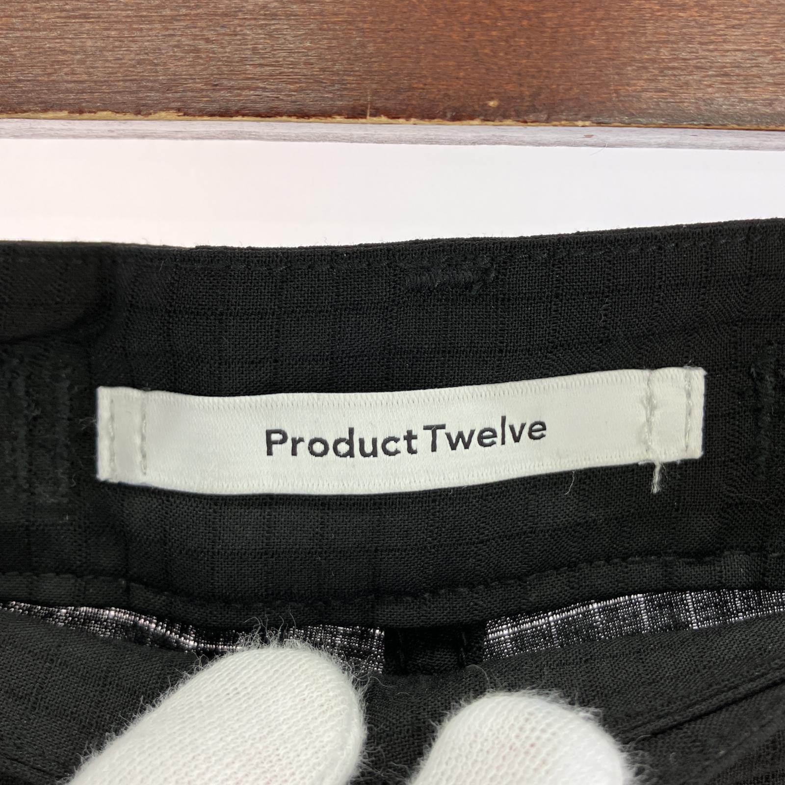 パンツ Product Twelve 23SS カーゴパンツ ブラック (32) 3 ブラック