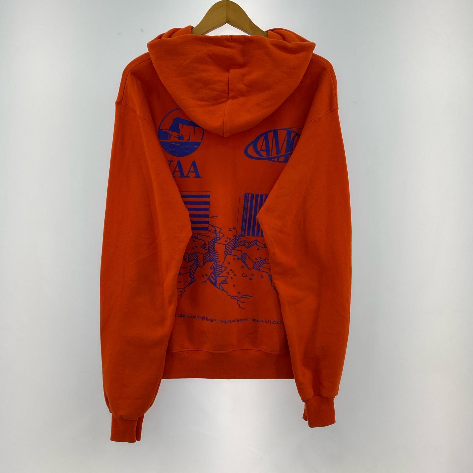 パーカー × Virgil Abloh プリントパーカー S ORG S
