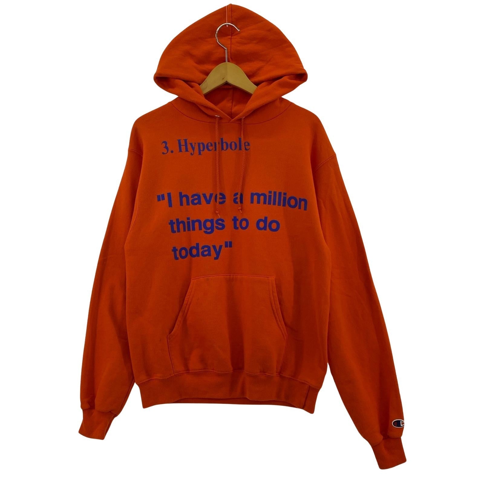 パーカー × Virgil Abloh プリントパーカー S ORG S