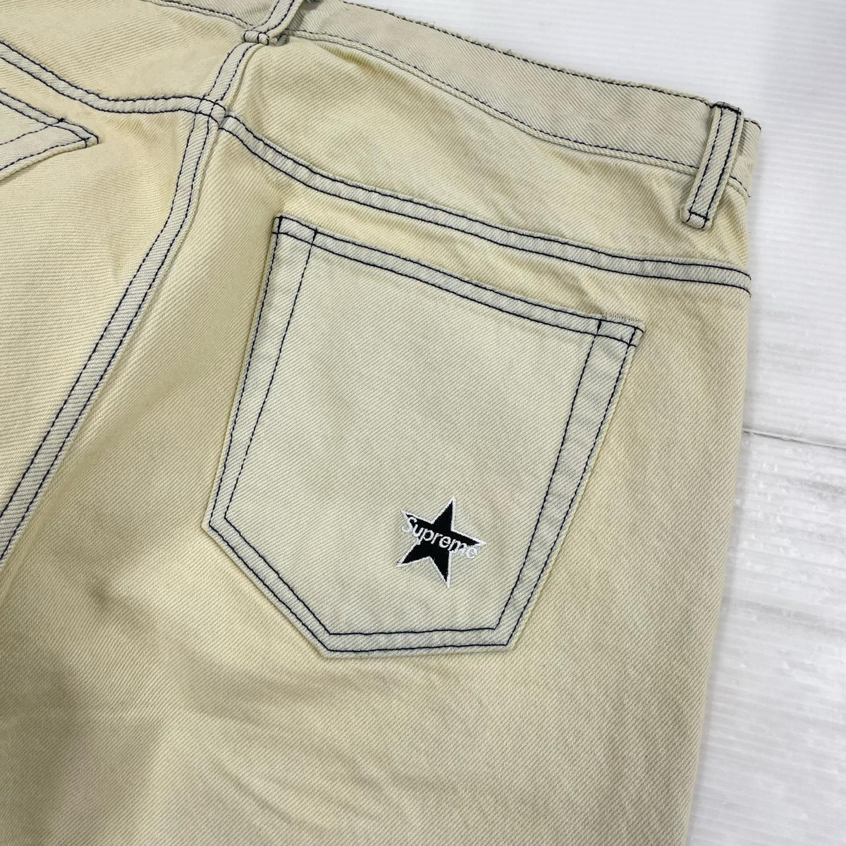 デニムパンツ 25SS Regular Jean ホワイト 32 ホワイト