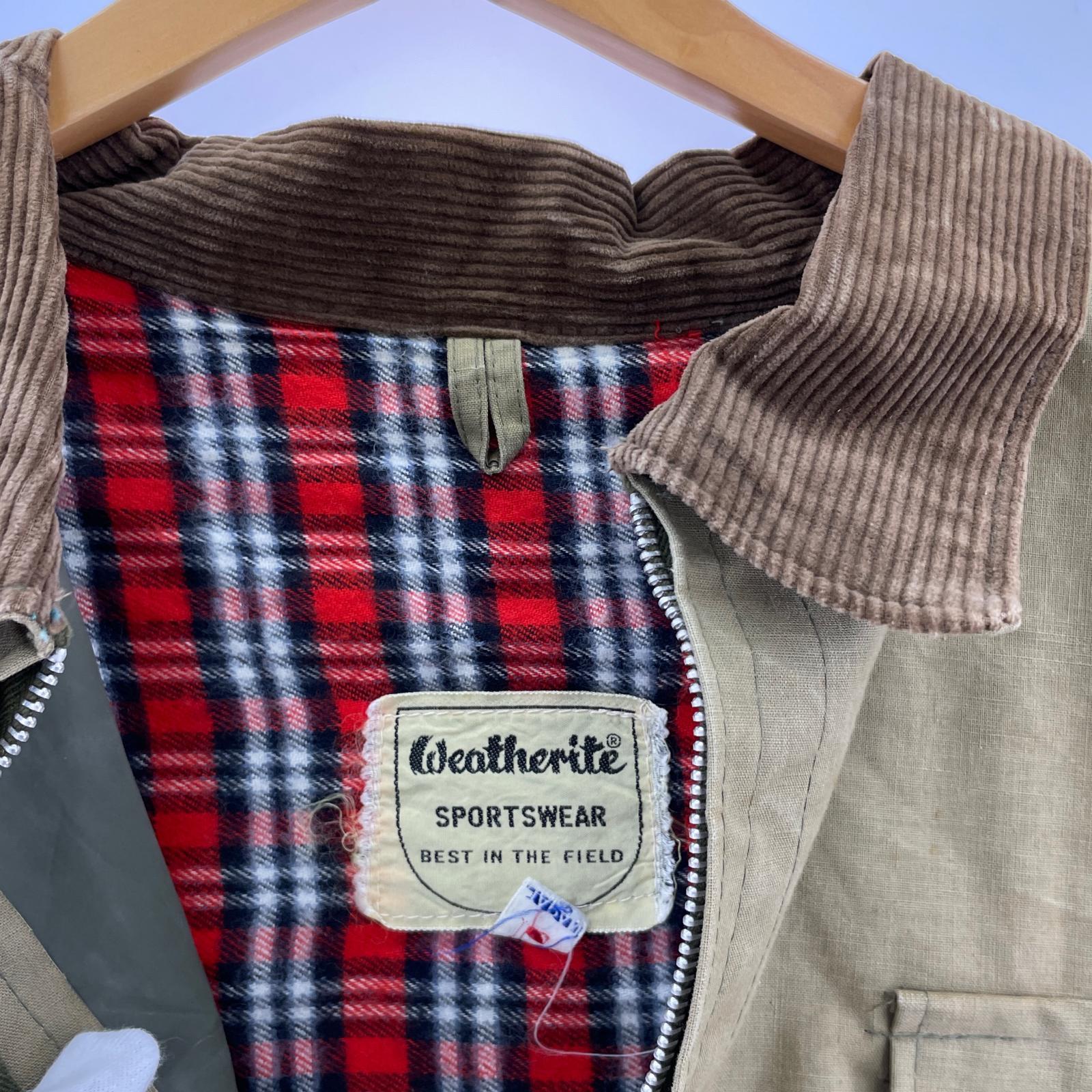 ジャケット Weatherite 60-70s ハンティングジャケット L KHK L ベージュ