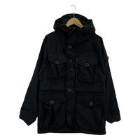 ミリタリージャケット コンバットスモック 黒 ブラック