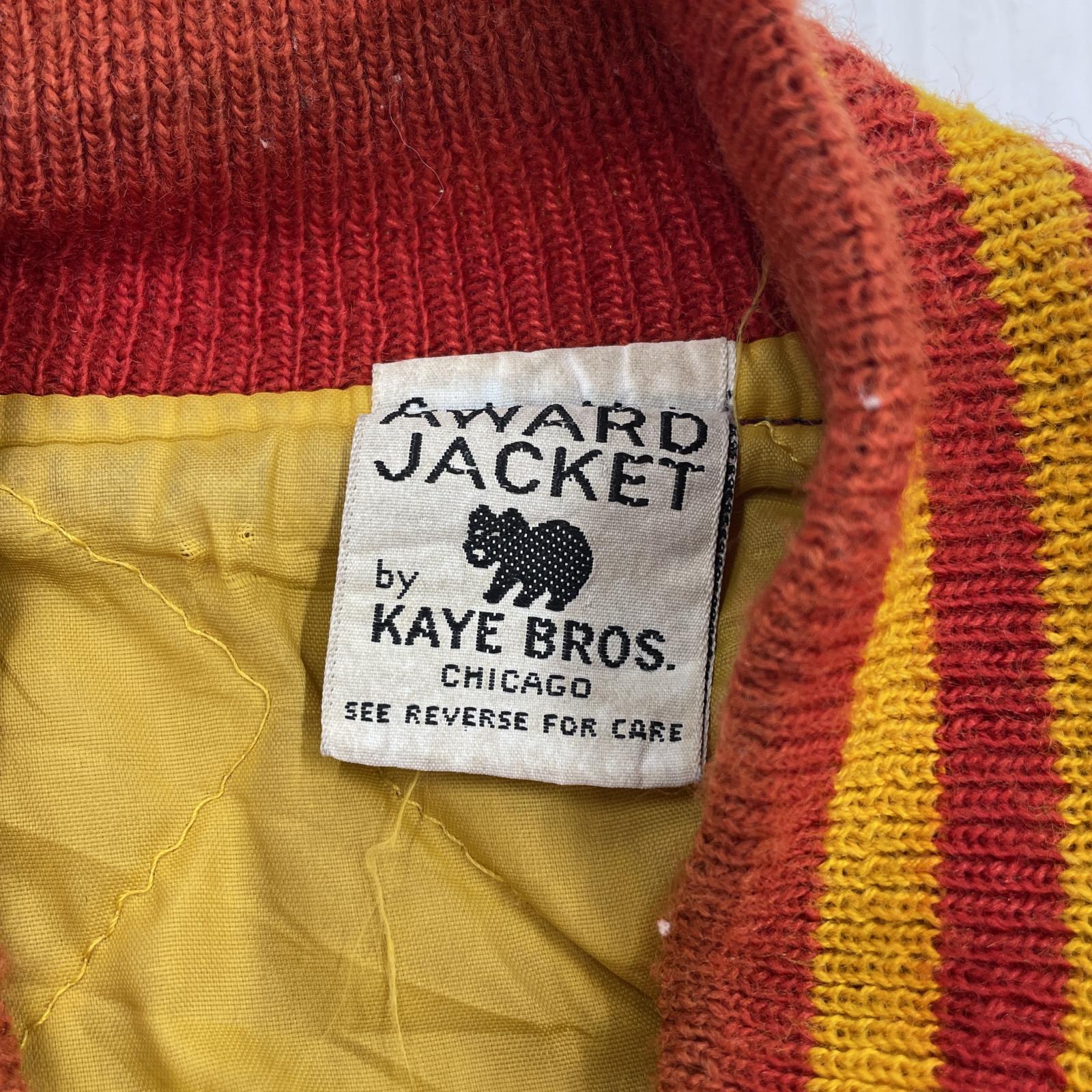 ブルゾン 60s-/kaye bros/スタジャン/レッド レッド