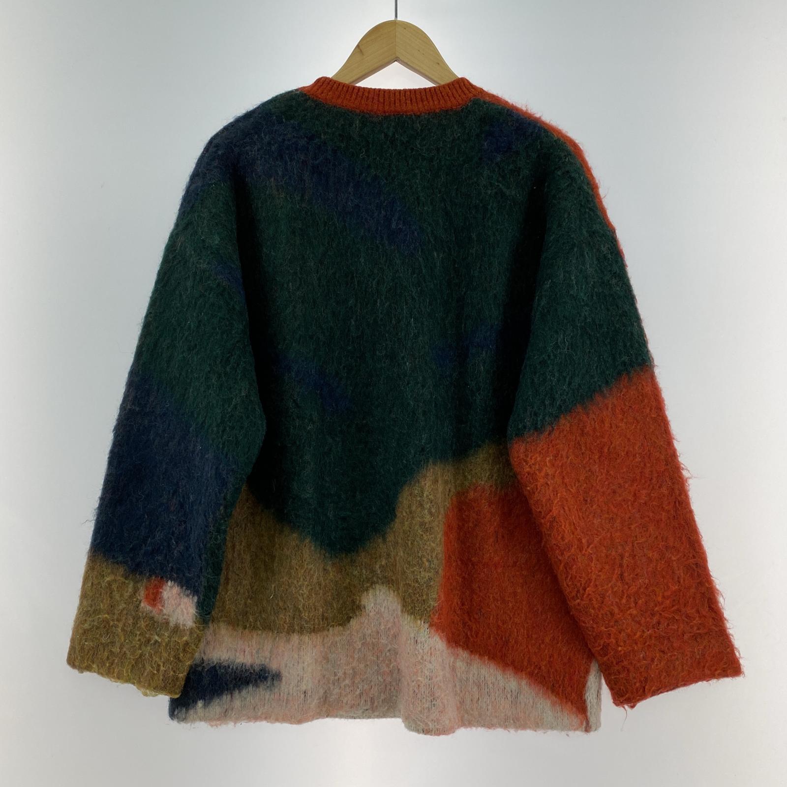 ニット LITTLE FUNNY FACE SHAGGY KNIT TOP-F フリー