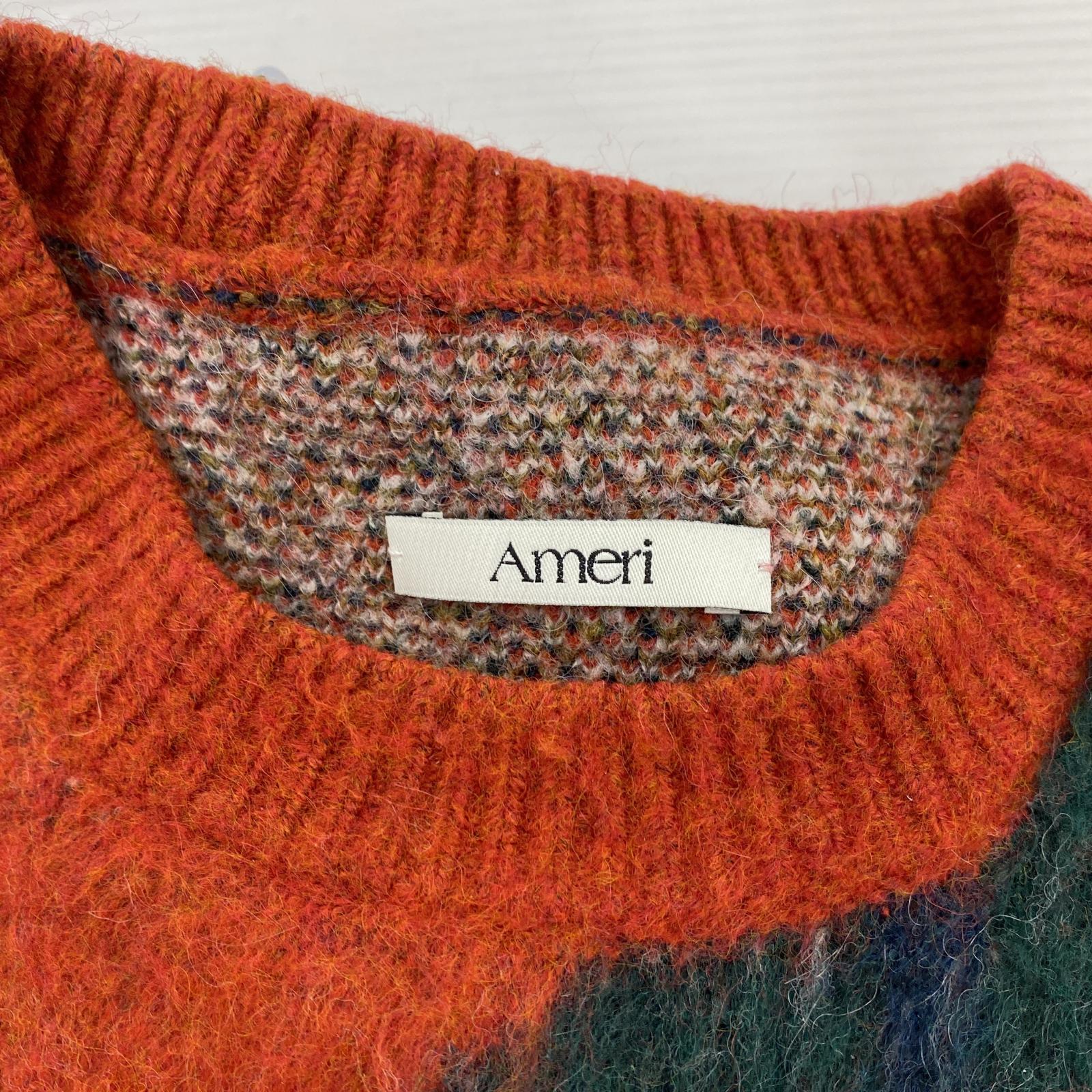 ニット LITTLE FUNNY FACE SHAGGY KNIT TOP-F フリー