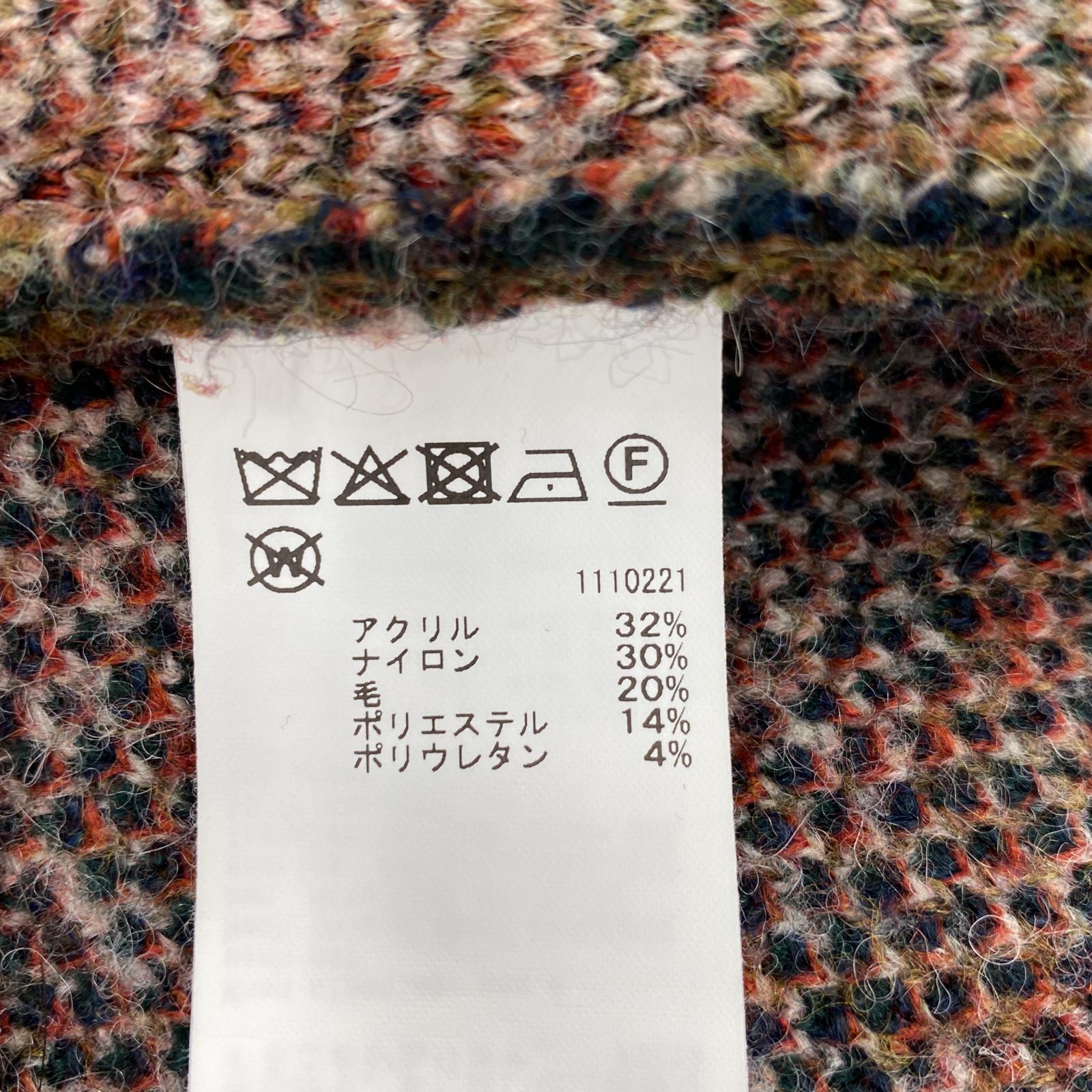 ニット LITTLE FUNNY FACE SHAGGY KNIT TOP-F フリー