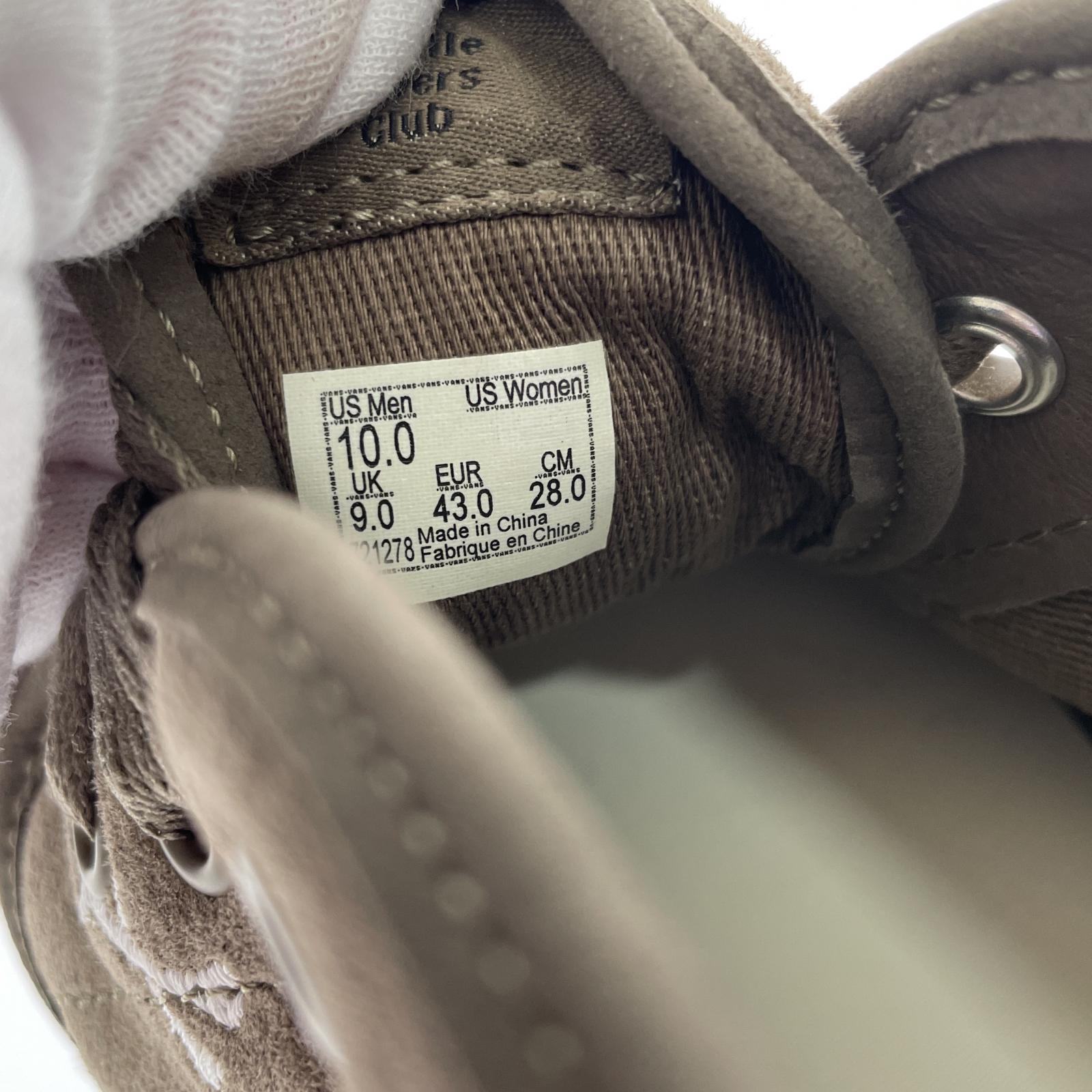 スニーカー VANS WTAPS 0G CHUKKA LX 28cm 28cm (US10 UK9 1/2 EU46) ブラウン