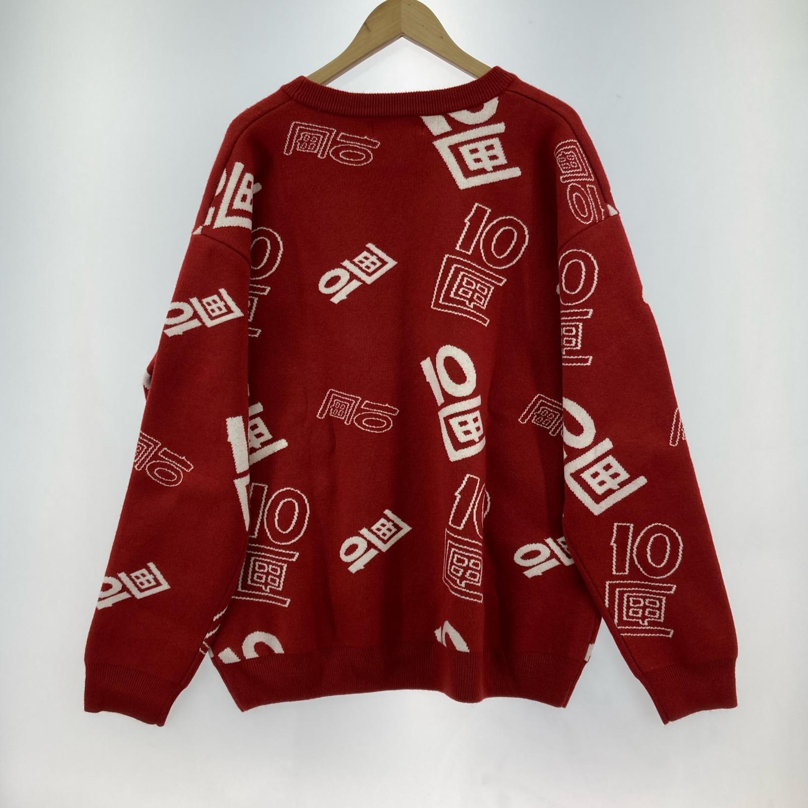 ニット 10匣 OG Logo Jaguard Sweater TBX-012SE-24 L レッド