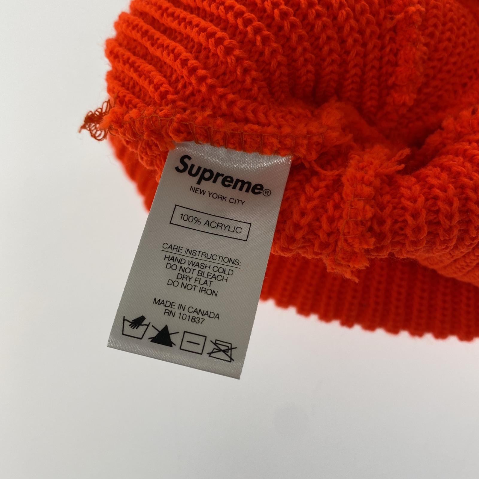 ニットキャップ Supreme Loose Gauge Beanie オレンジ オレンジ