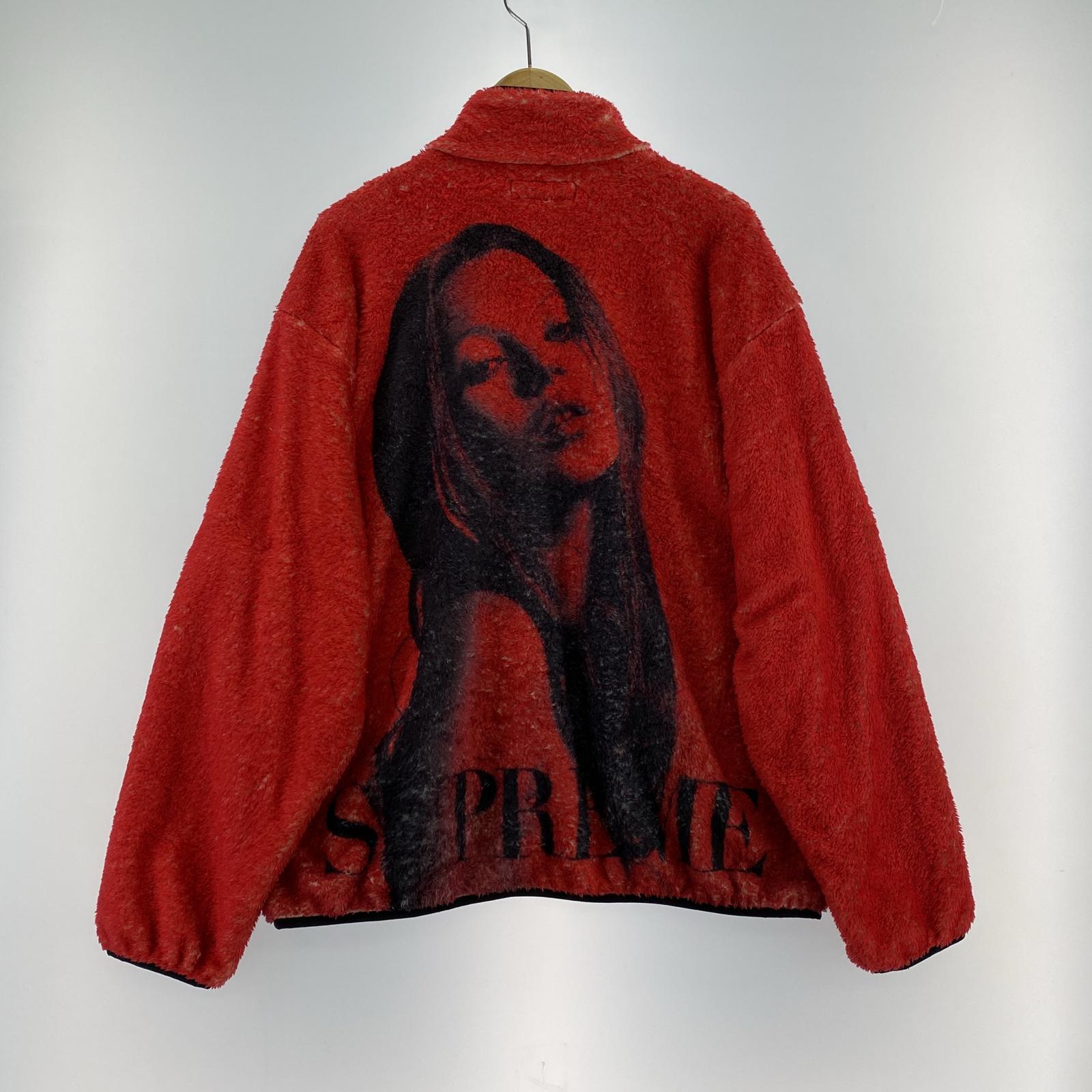 ジャケット Kate moss fleece jacket Natural RED L レッド