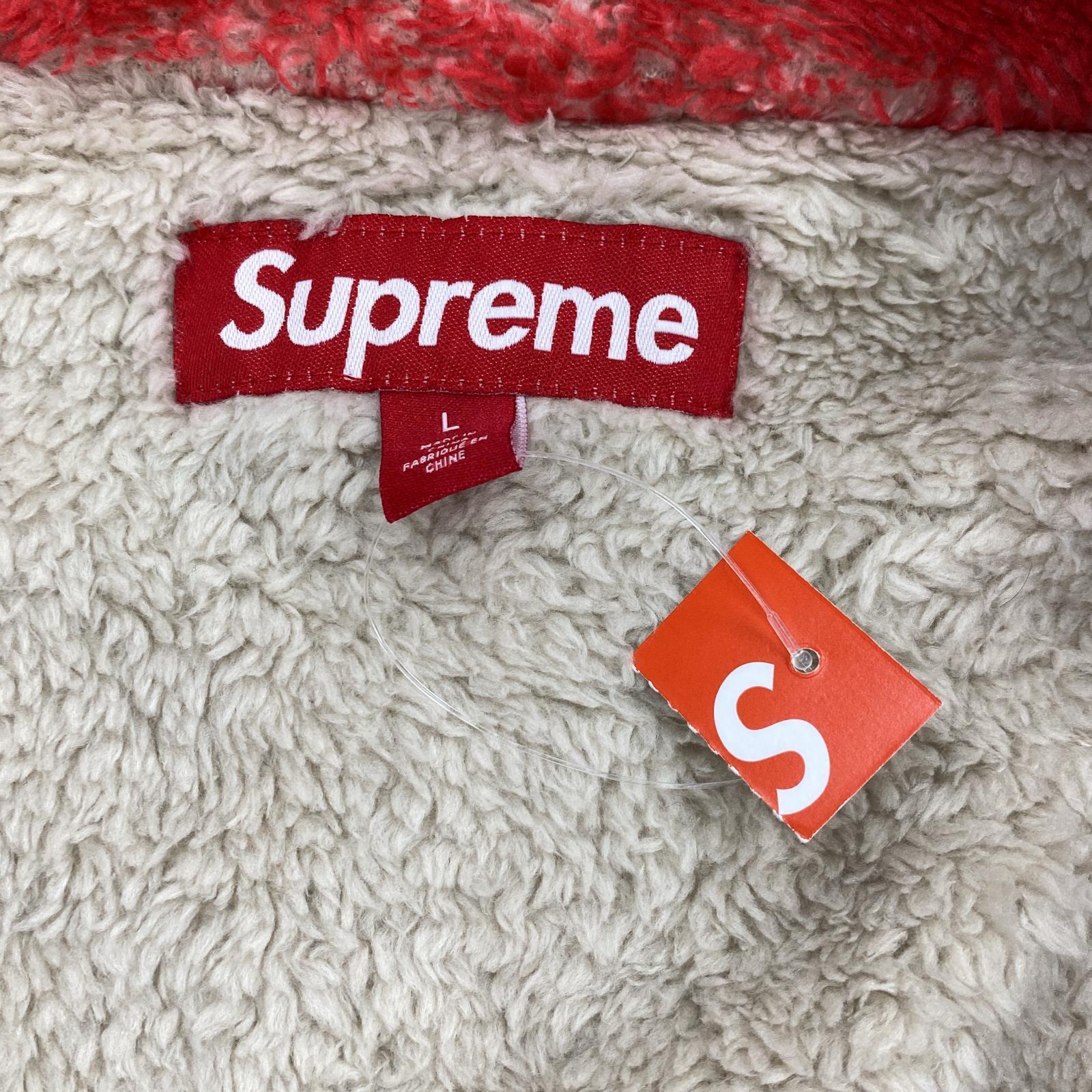 ジャケット Kate moss fleece jacket Natural RED L レッド