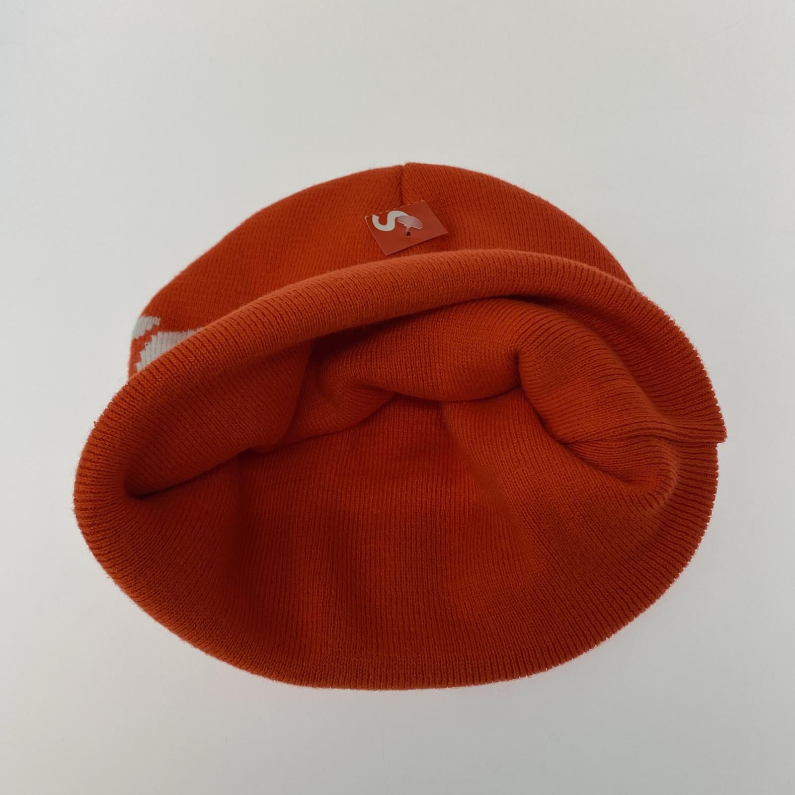 ニットキャップ Supreme BIG LOGO 16aw Beanie ORG オレンジ