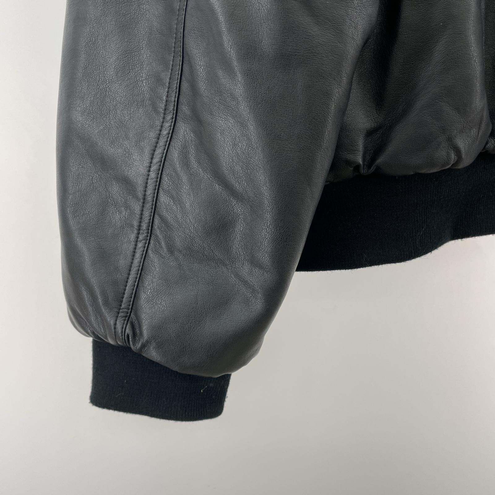 ジャケット BREATH×F.M.C.D SYNTHETIC LEATHER MA-1XXL ブラック