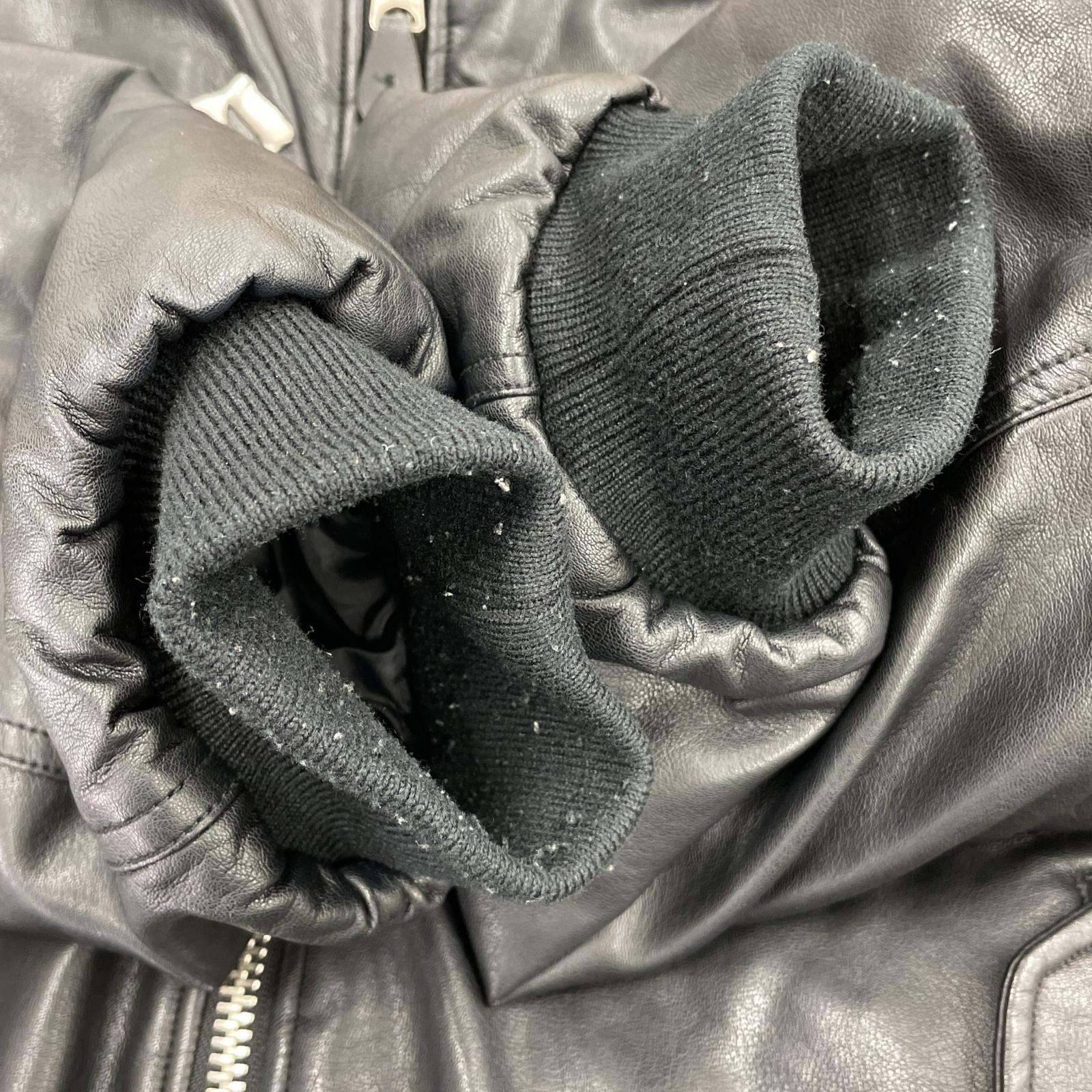 ジャケット BREATH×F.M.C.D SYNTHETIC LEATHER MA-1XXL ブラック