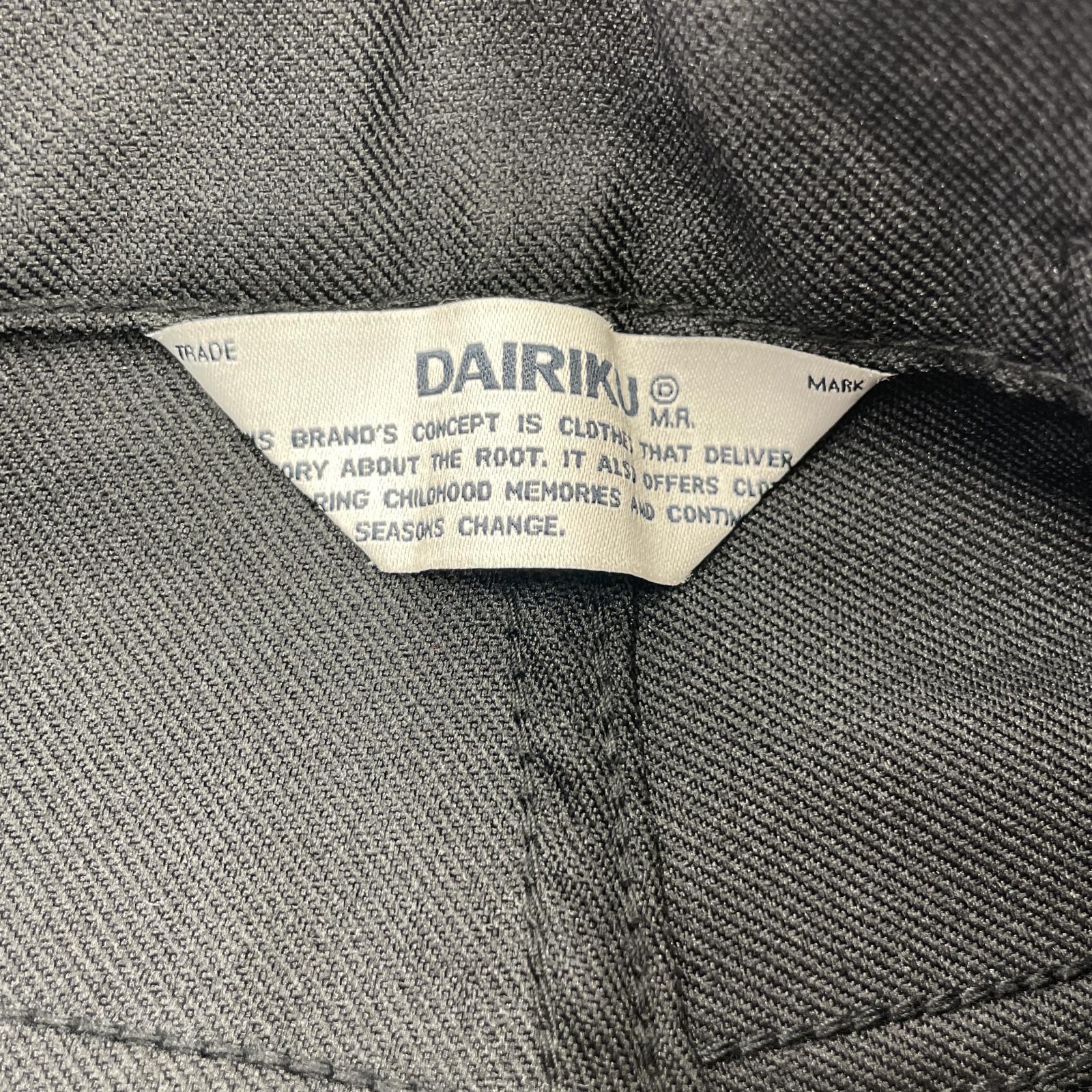 パンツ DAIRIKU パンツ ブラック