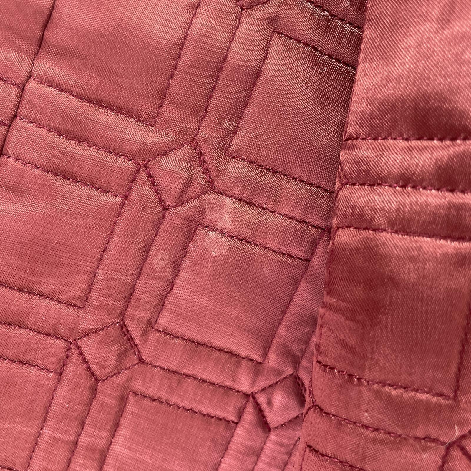 ブルゾン COMME des GARCONS robe de chambre キルティング デザインセットアップ ボルドー AD1998