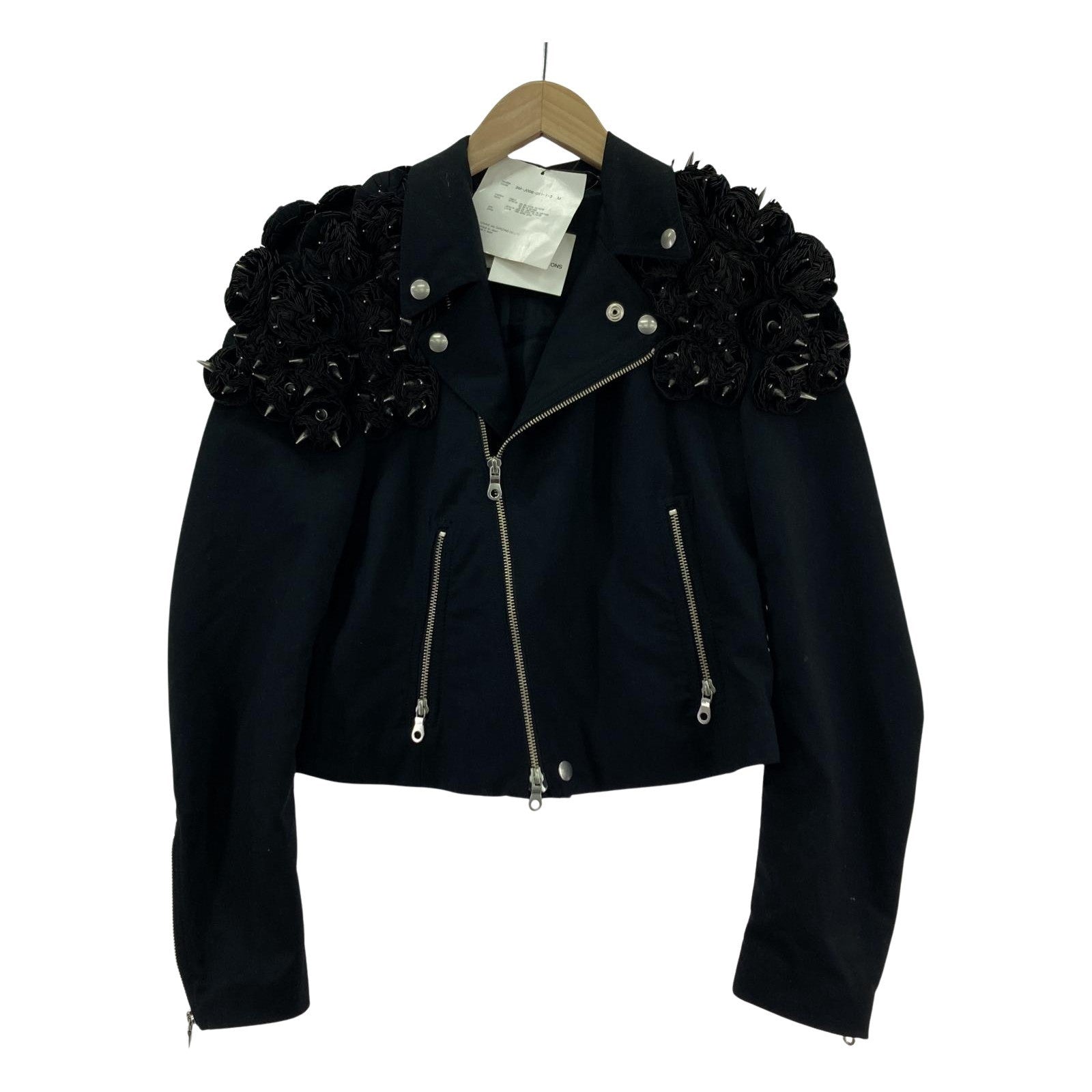 ライダースジャケット COMME des GARCONS noir kei ninomiya スタッズデザインライダース M ブラック AD2013 M ブラック