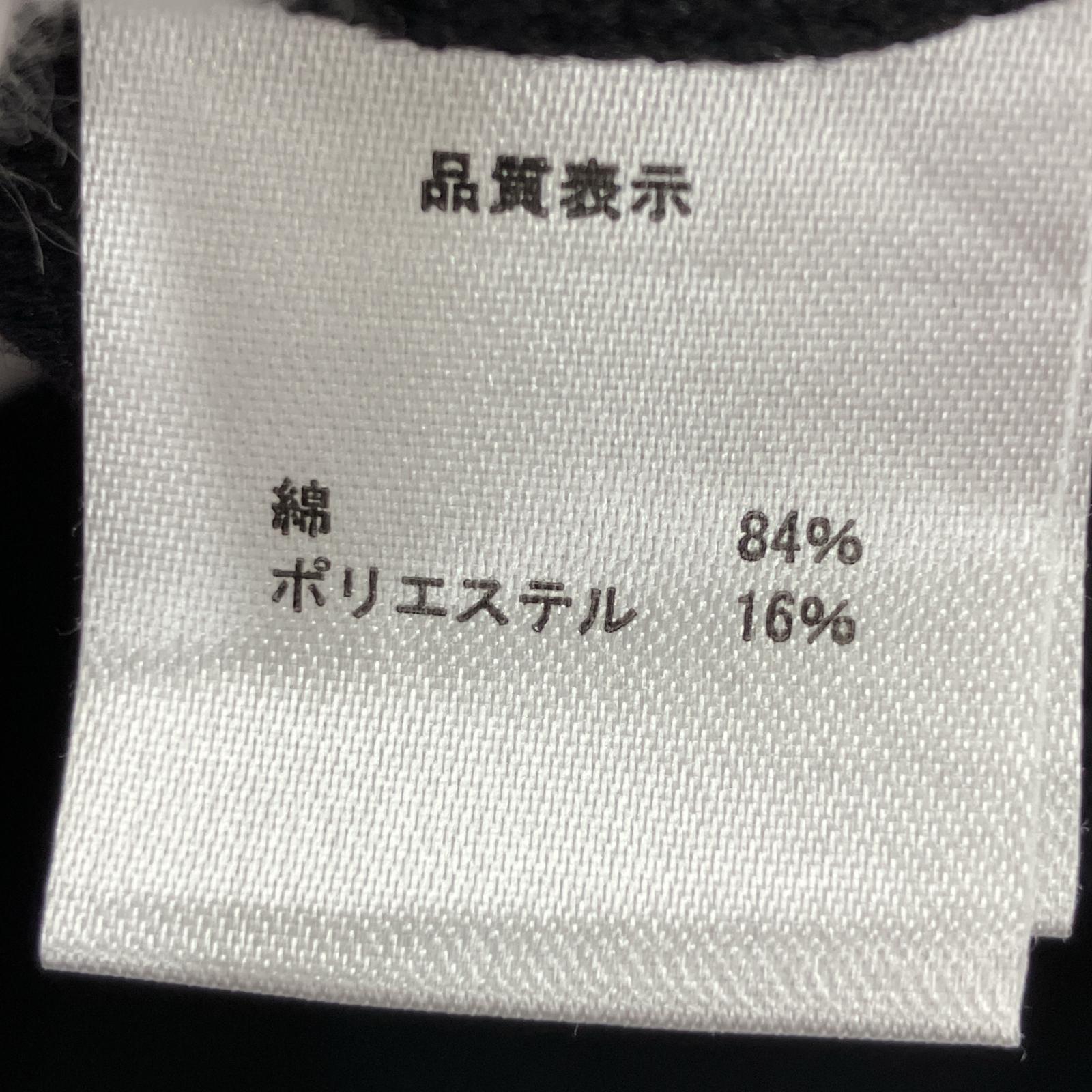 半袖Tシャツ ラウンドホールニット フリー ブラック