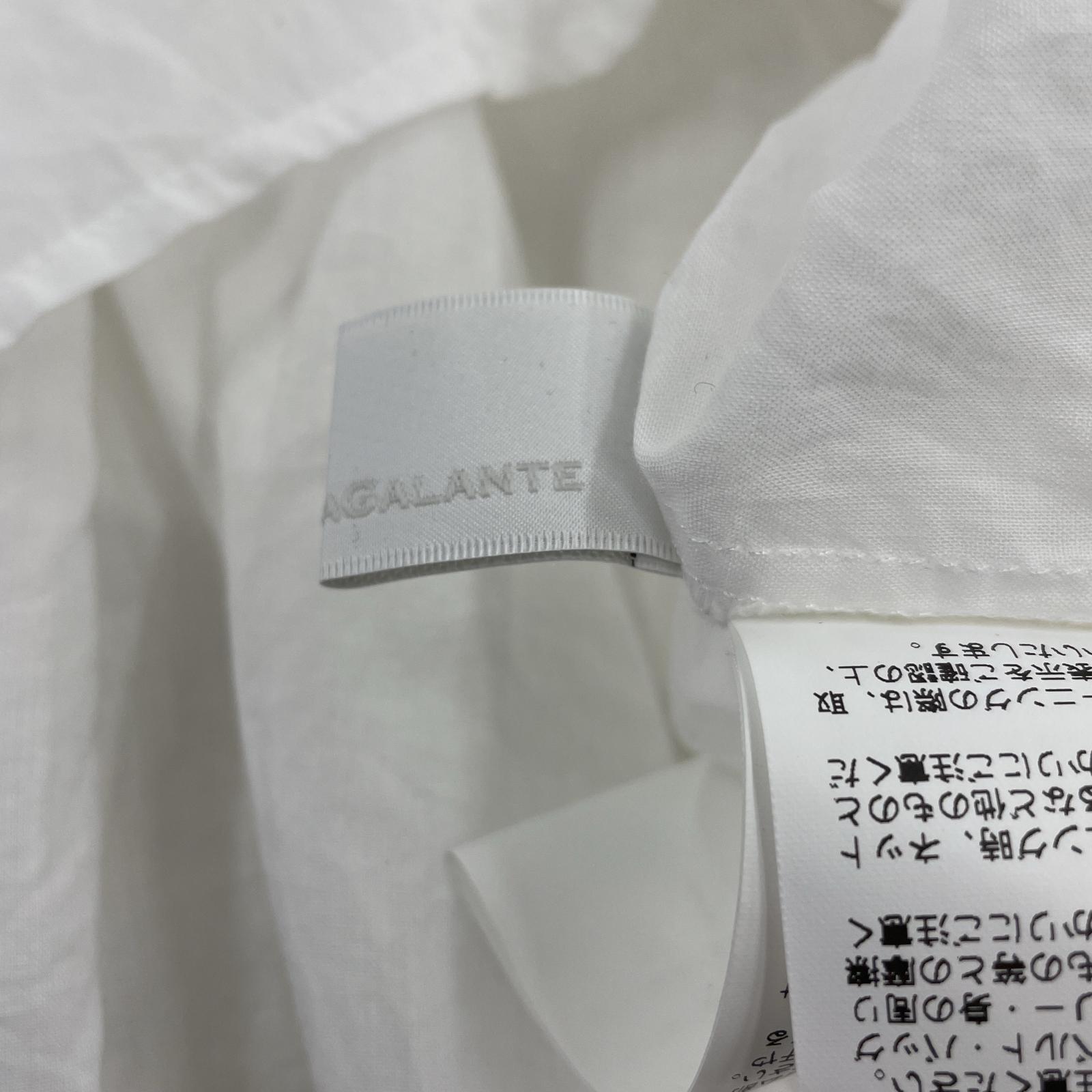 長袖シャツ ボリュームローンチュニック フリー ホワイト