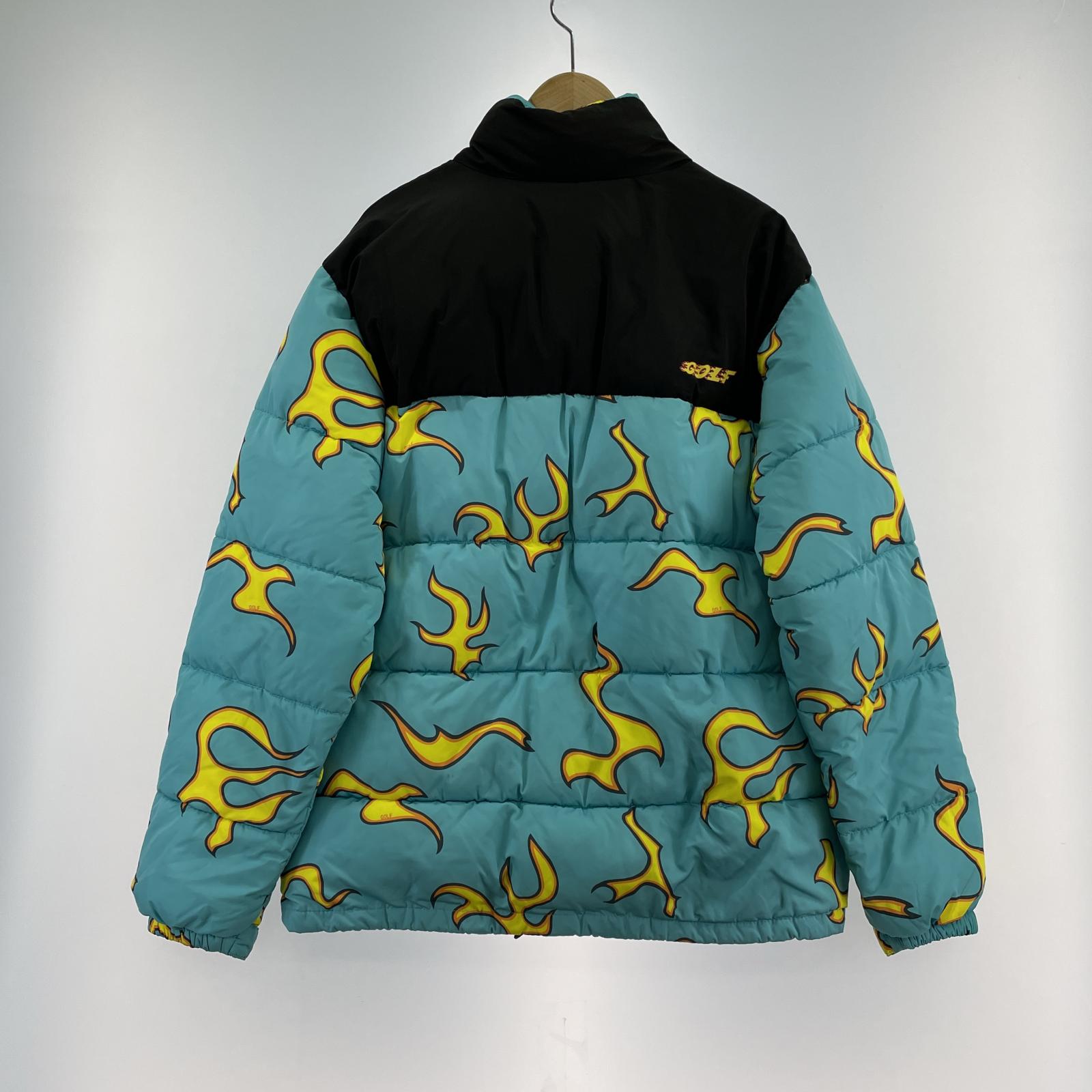 ダウンジャケット GOLF WANG FLAME PUFFY JACKET ブルー