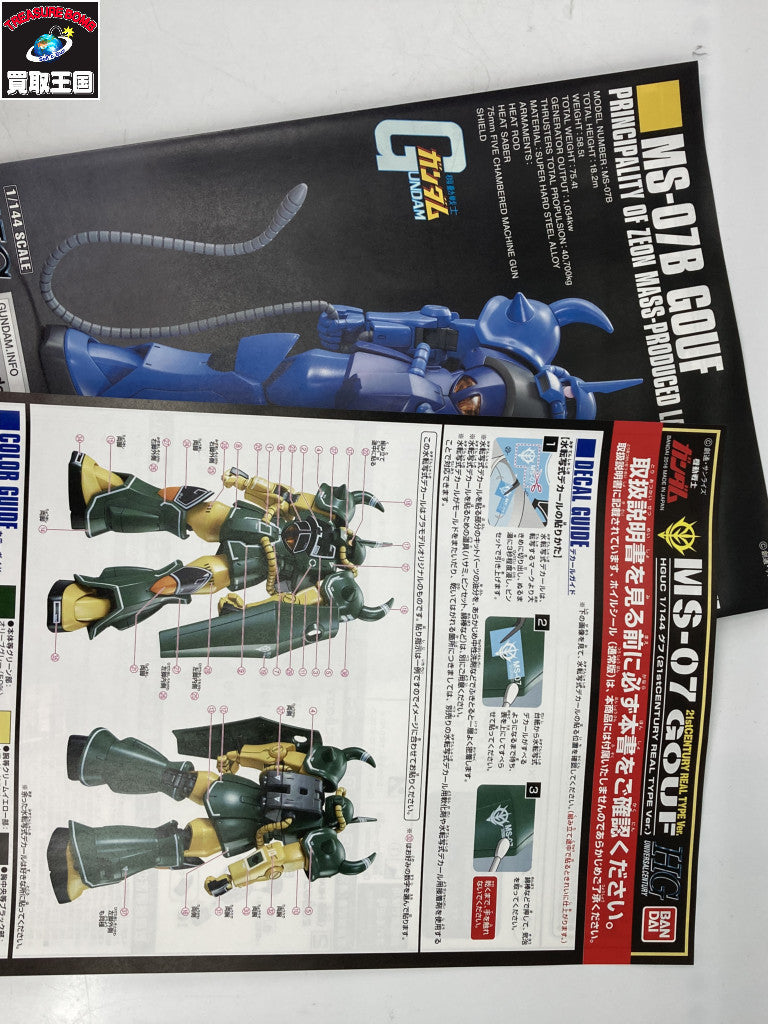 HG グフ 21stCENTURY REAL TYPE ガンプラ