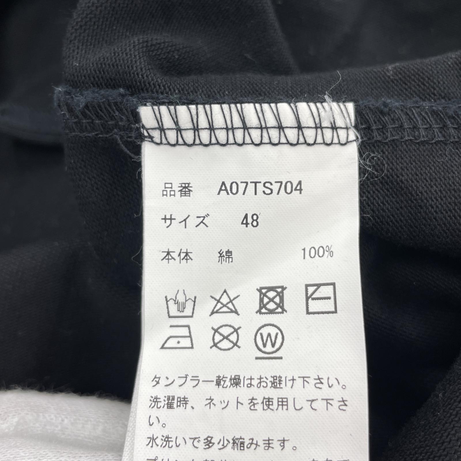 半袖Tシャツ MIHARA YASUHIRO ANTINOMIE printed Tee 48 ブラック 48 ブラック