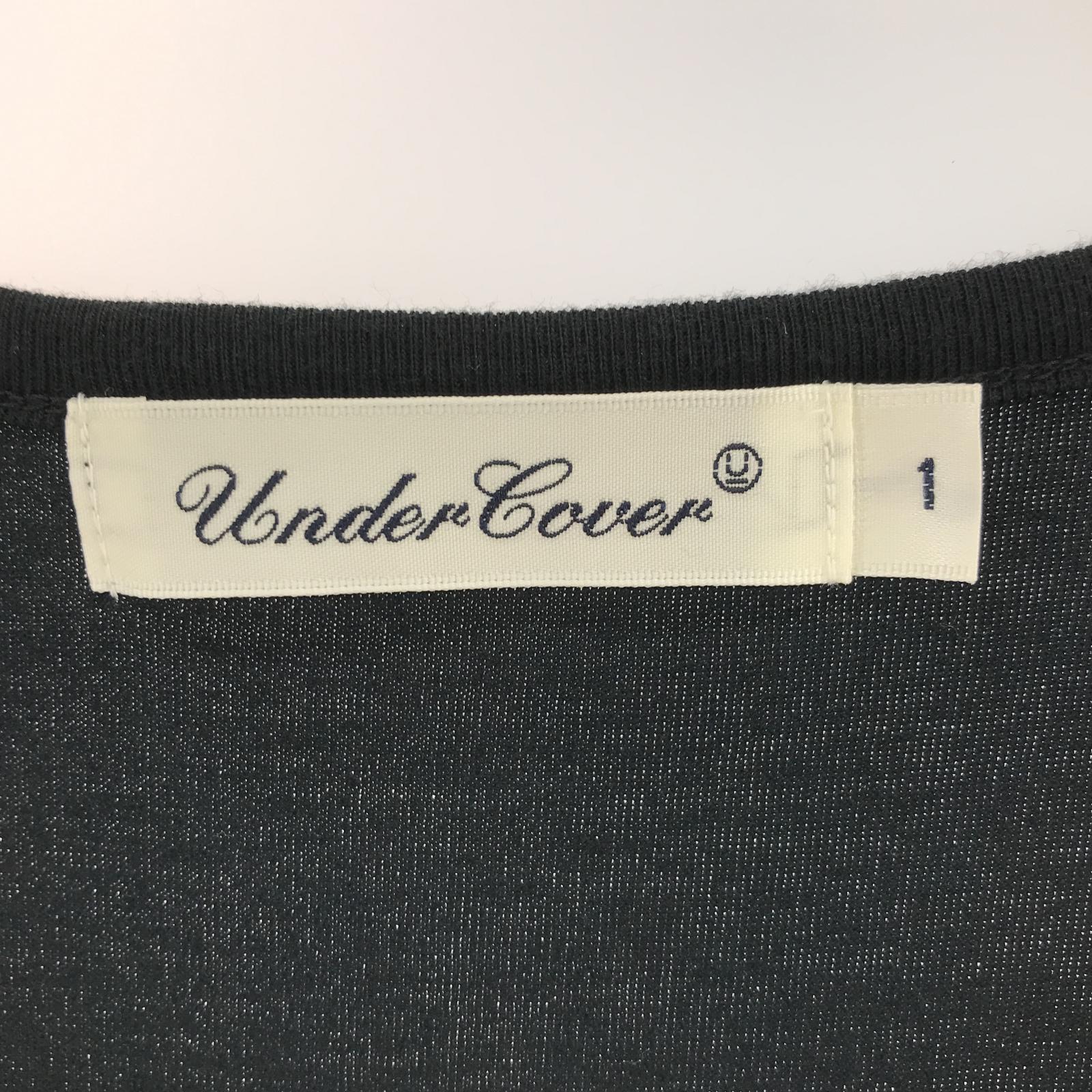 半袖Tシャツ 総柄切替ノースリーブワンピース 1